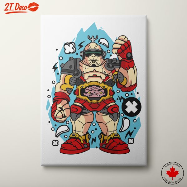 Stylized Fantasy Character Art with Bold Colors