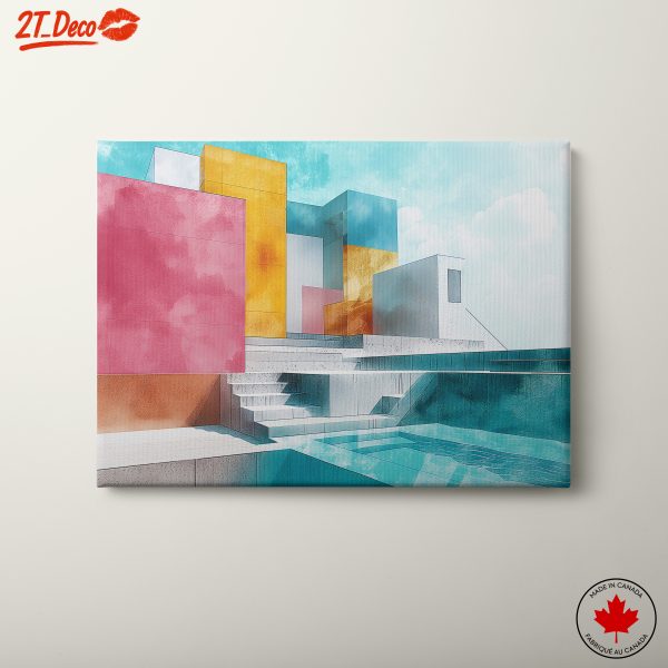 Vibrant Geometric Abstract Art