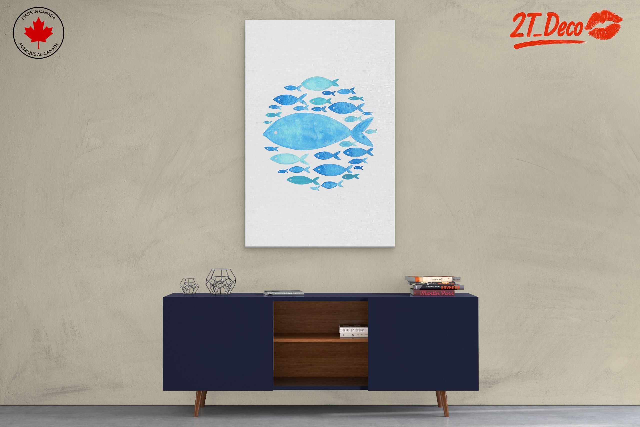 Colorful Fish Illustration in Watercolors - Image 3