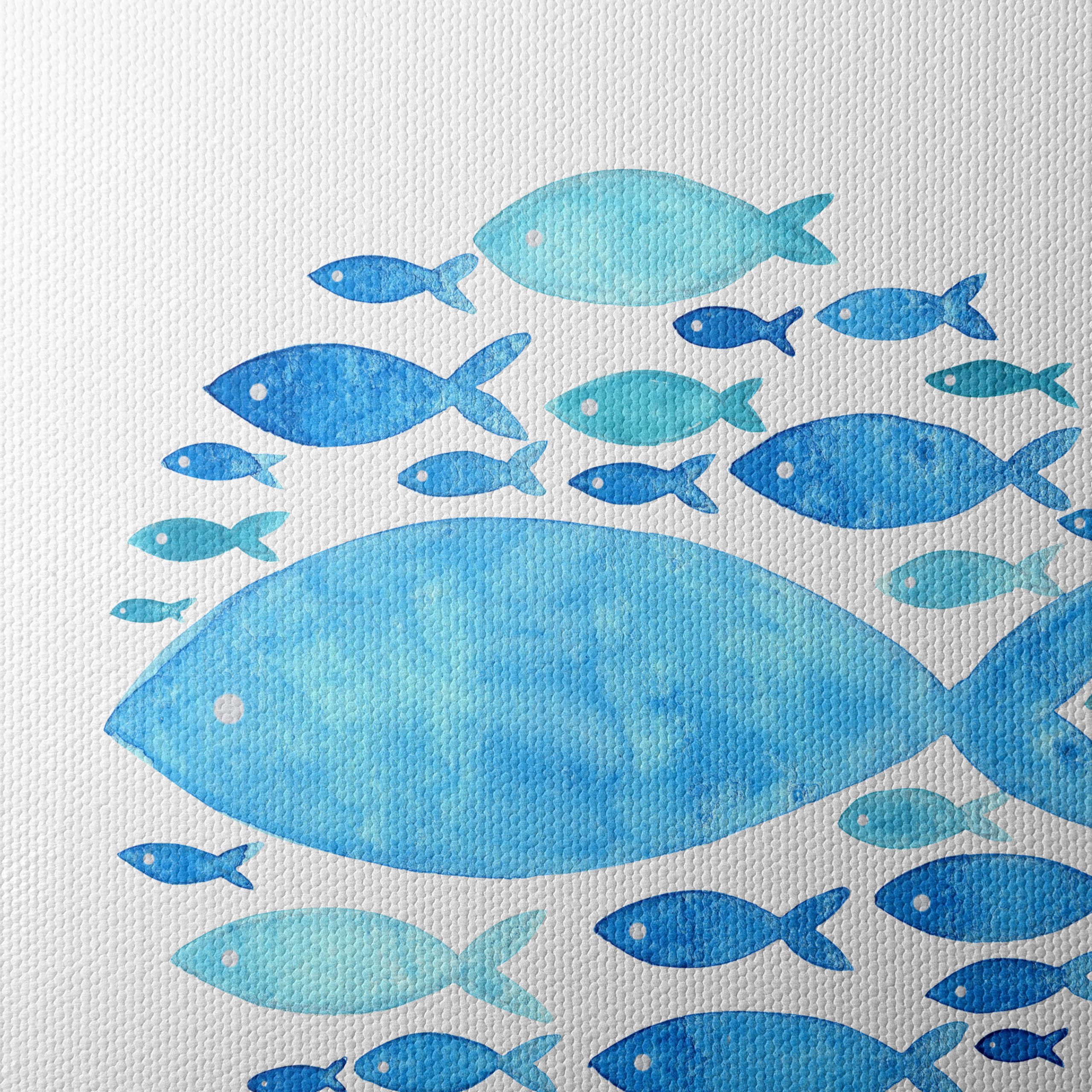 Colorful Fish Illustration in Watercolors - Image 4