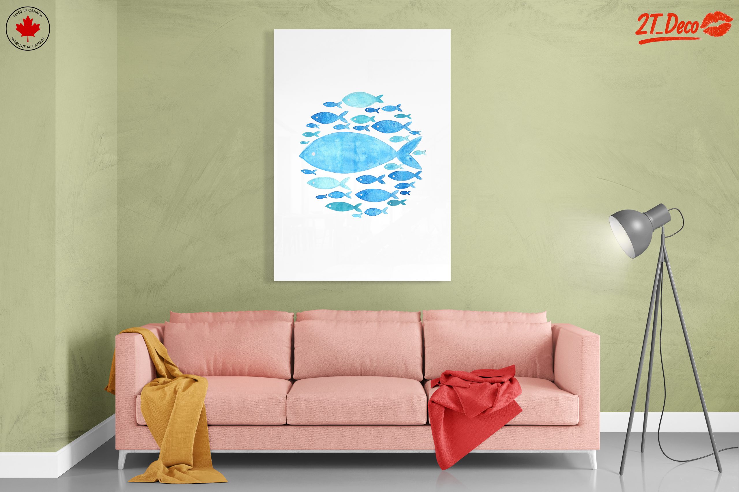 Colorful Fish Illustration in Watercolors - Image 7