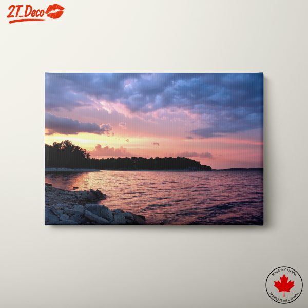 Serene Sunset Over Calm Waters
