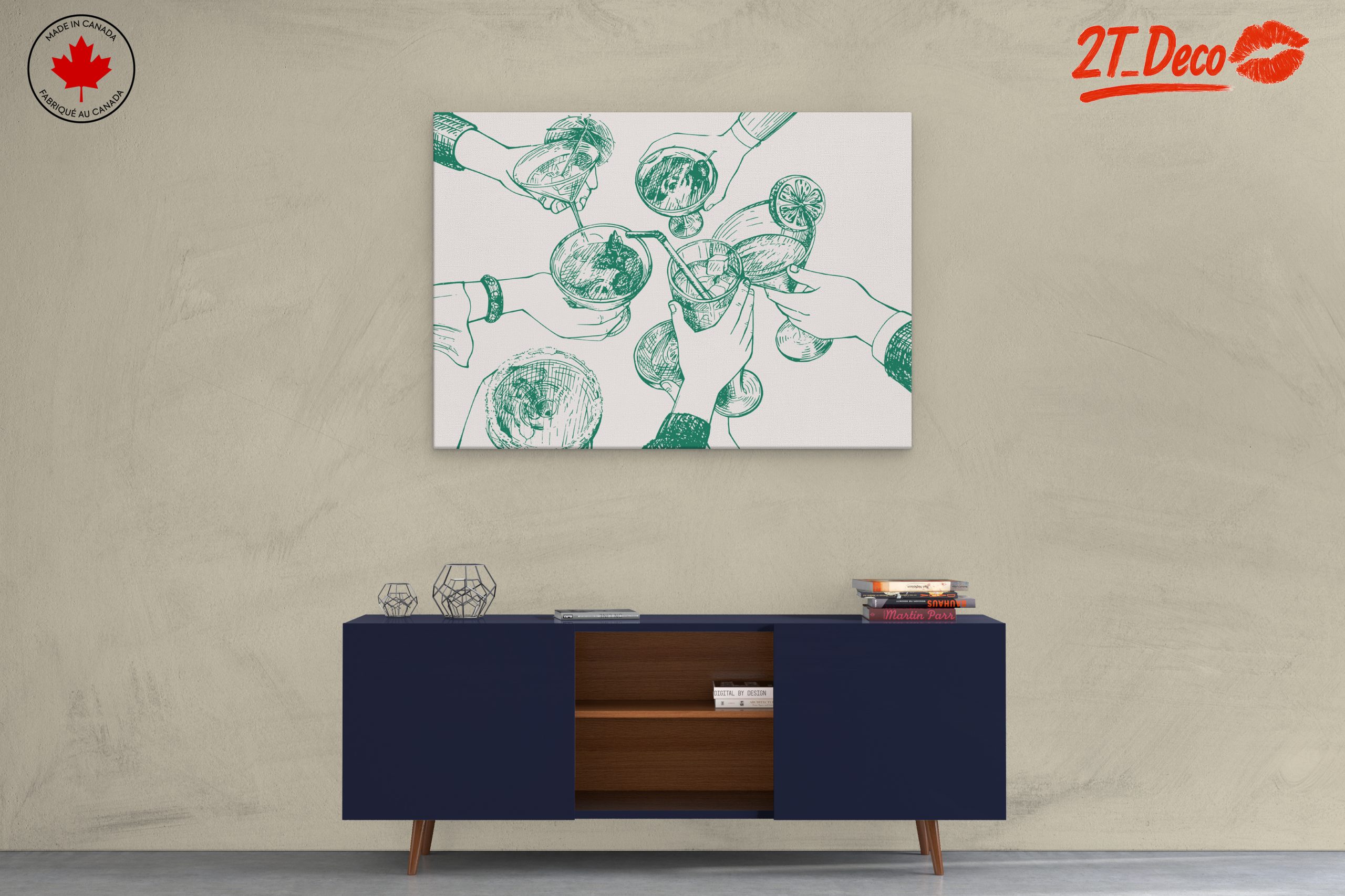 Cocktail Celebration Artwork Featuring Drinks - Image 3