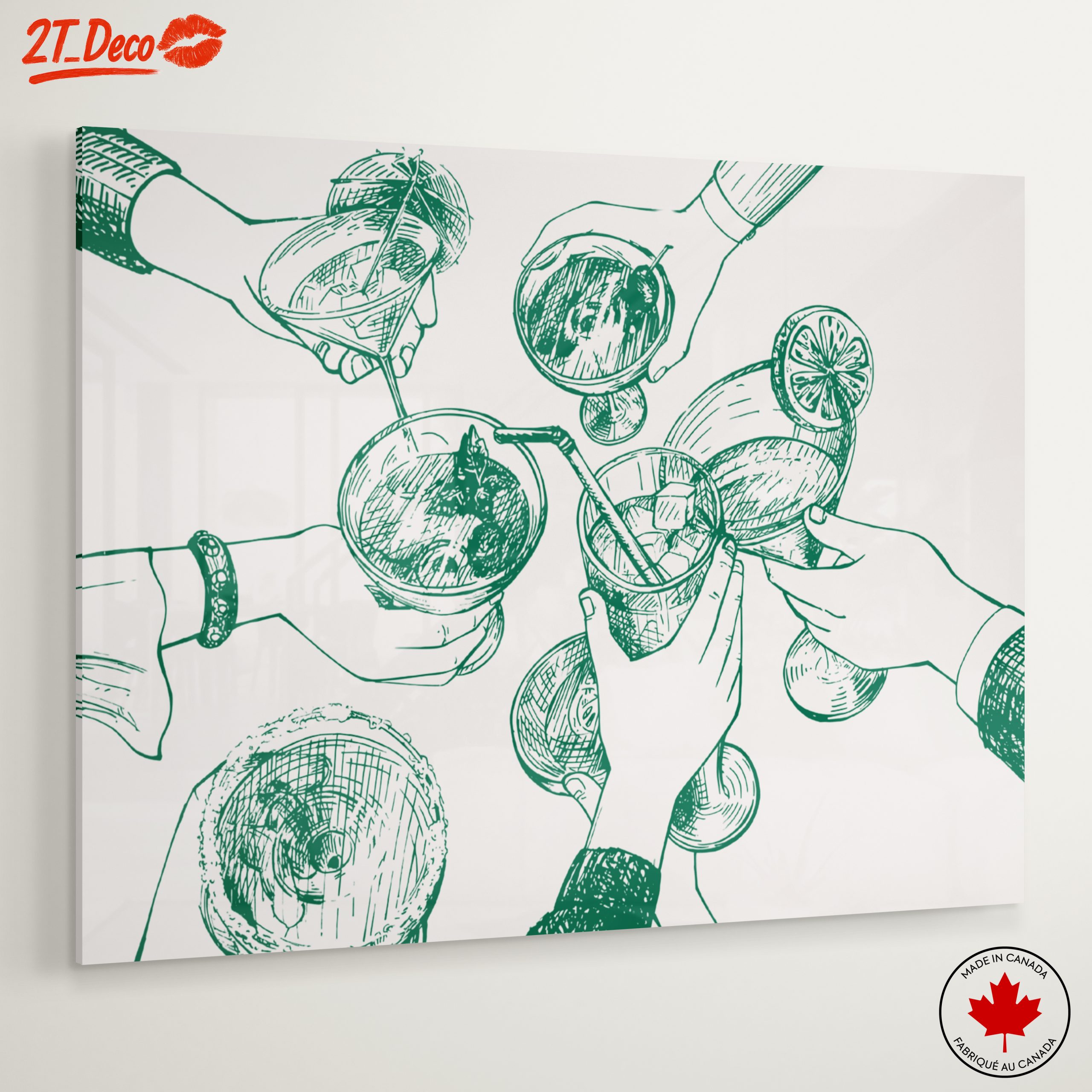 Cocktail Celebration Artwork Featuring Drinks - Image 6