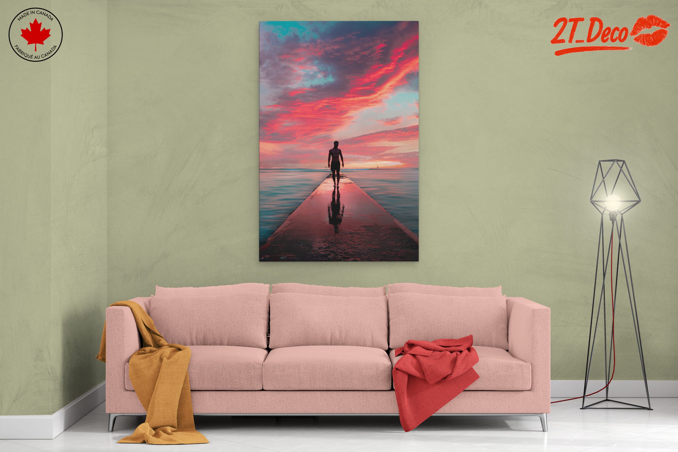 Dramatic Sunset Over Waterfront - Image 2