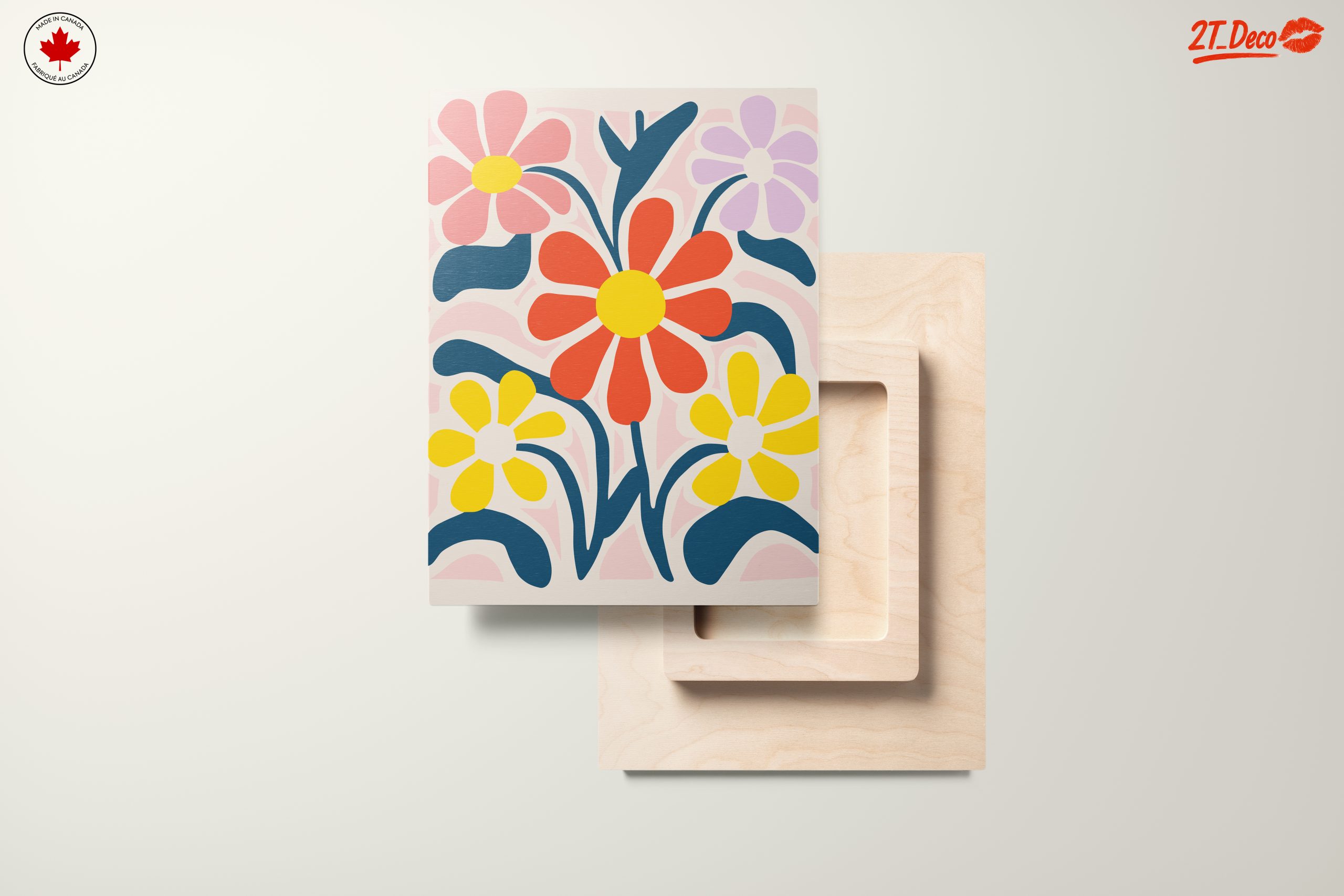 Colorful Botanical Abstract Floral Art - Image 11