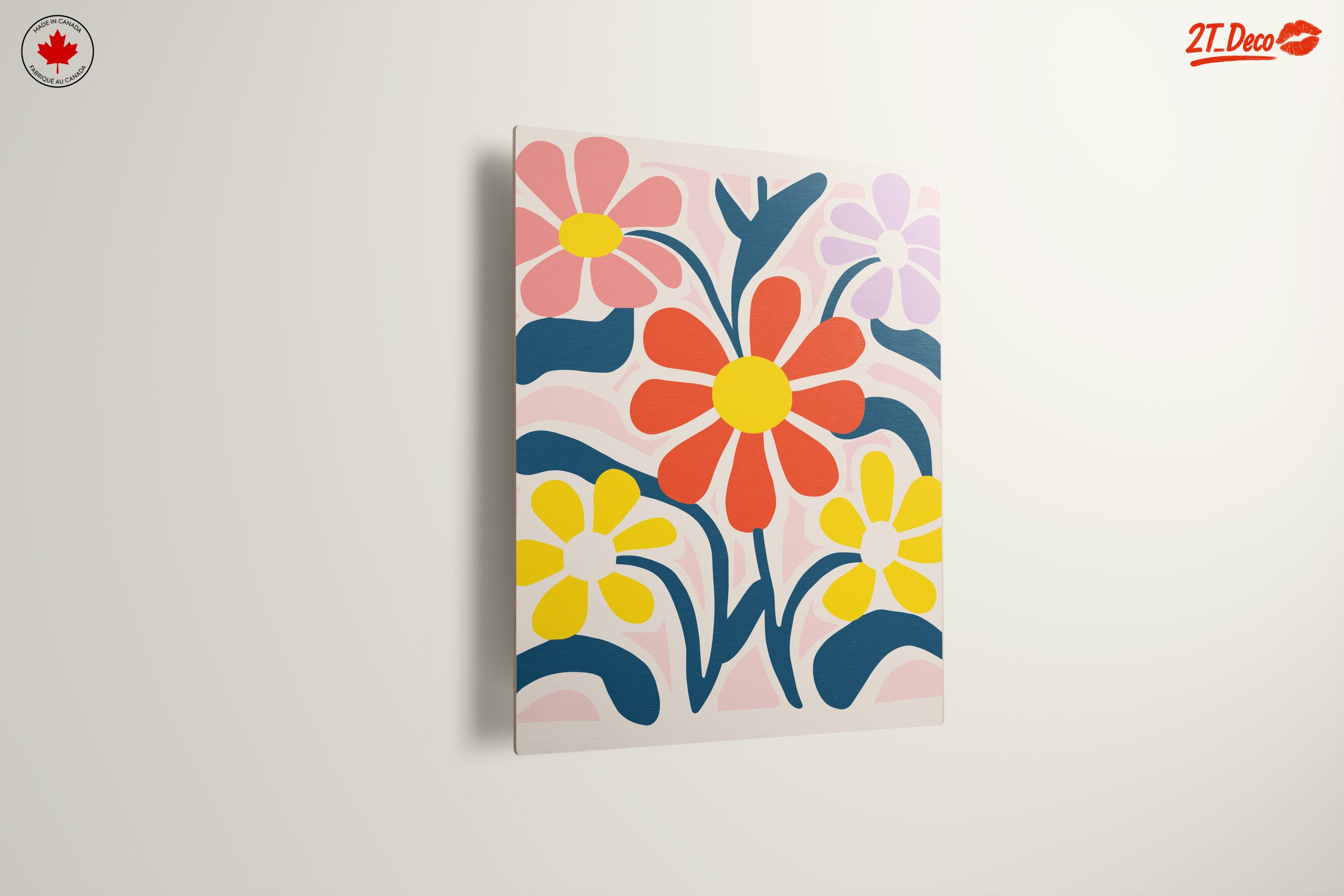 Colorful Botanical Abstract Floral Art - Image 13
