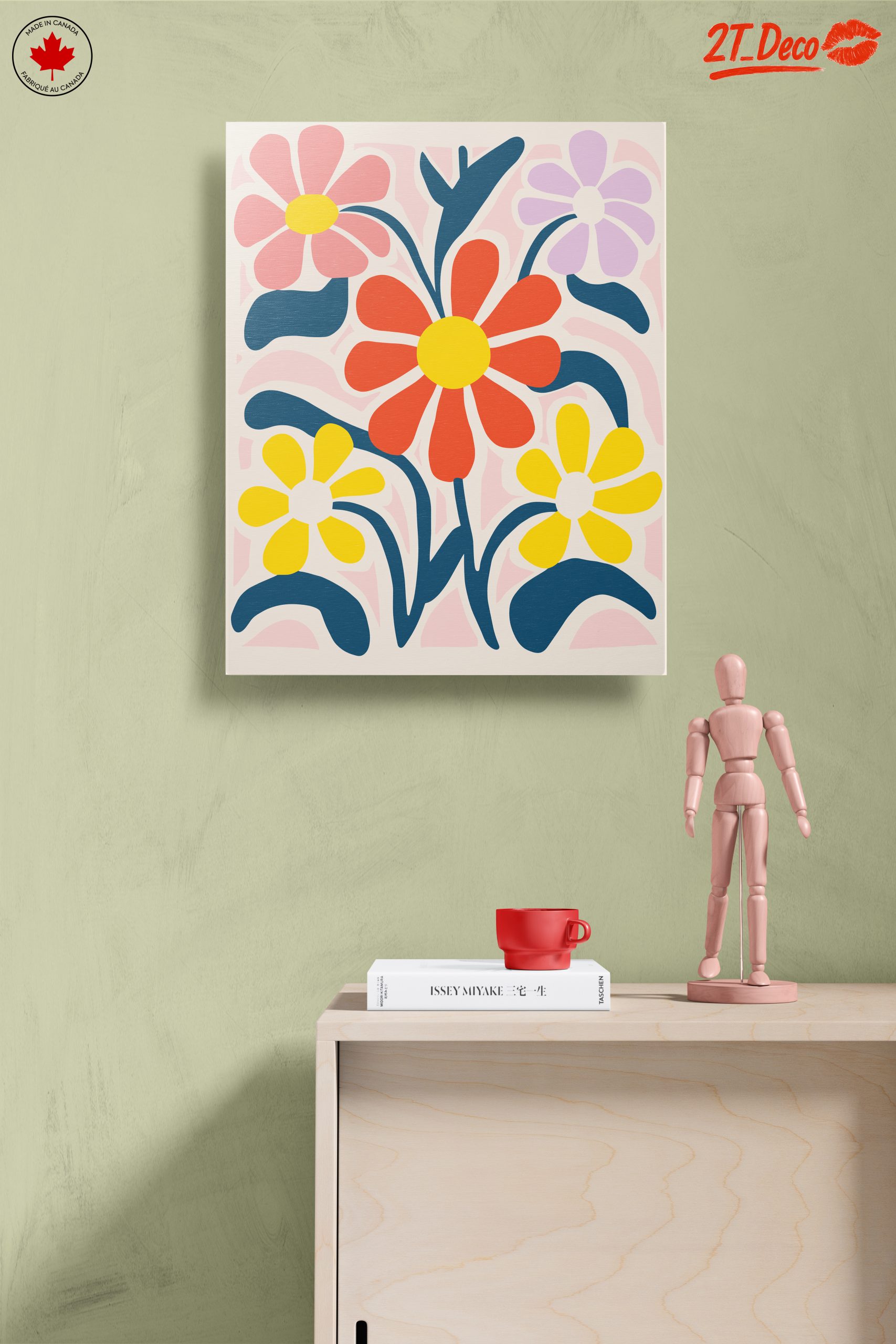 Colorful Botanical Abstract Floral Art - Image 14