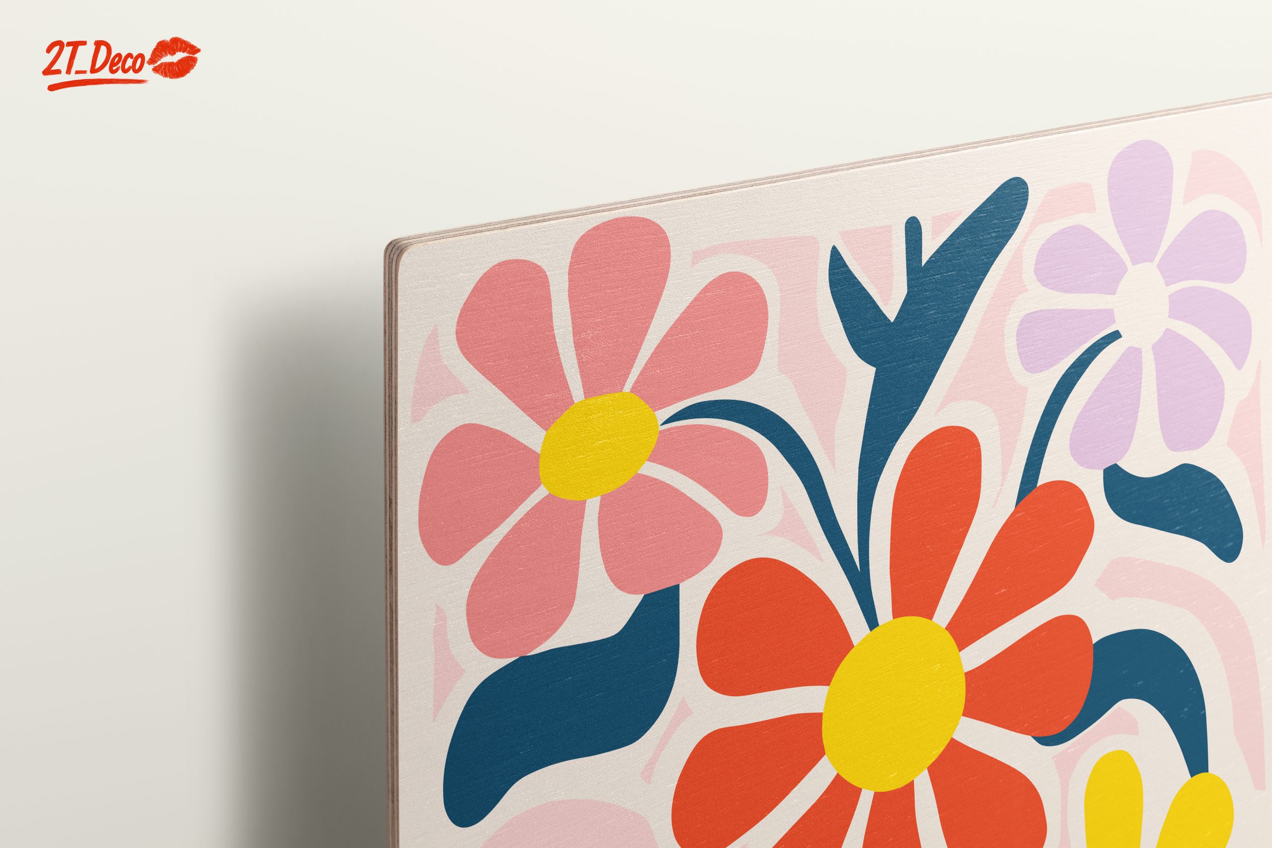 Colorful Botanical Abstract Floral Art - Image 15