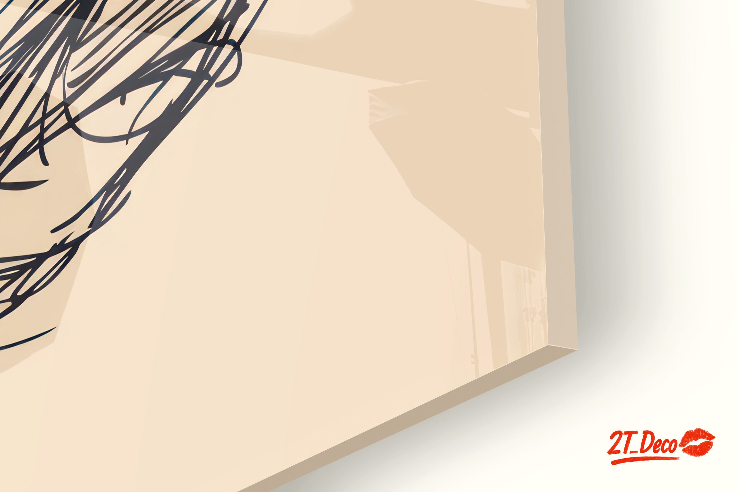 Stylized Paw Illustration for Modern Decor - Image 9