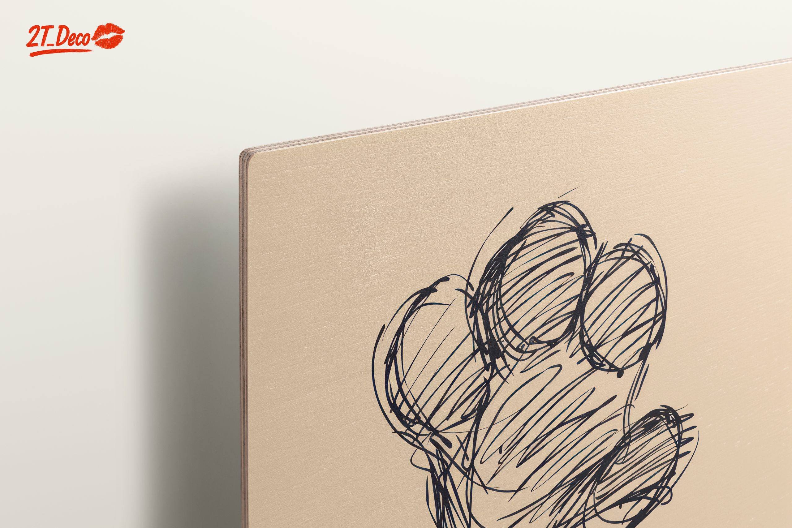 Stylized Paw Illustration for Modern Decor - Image 15