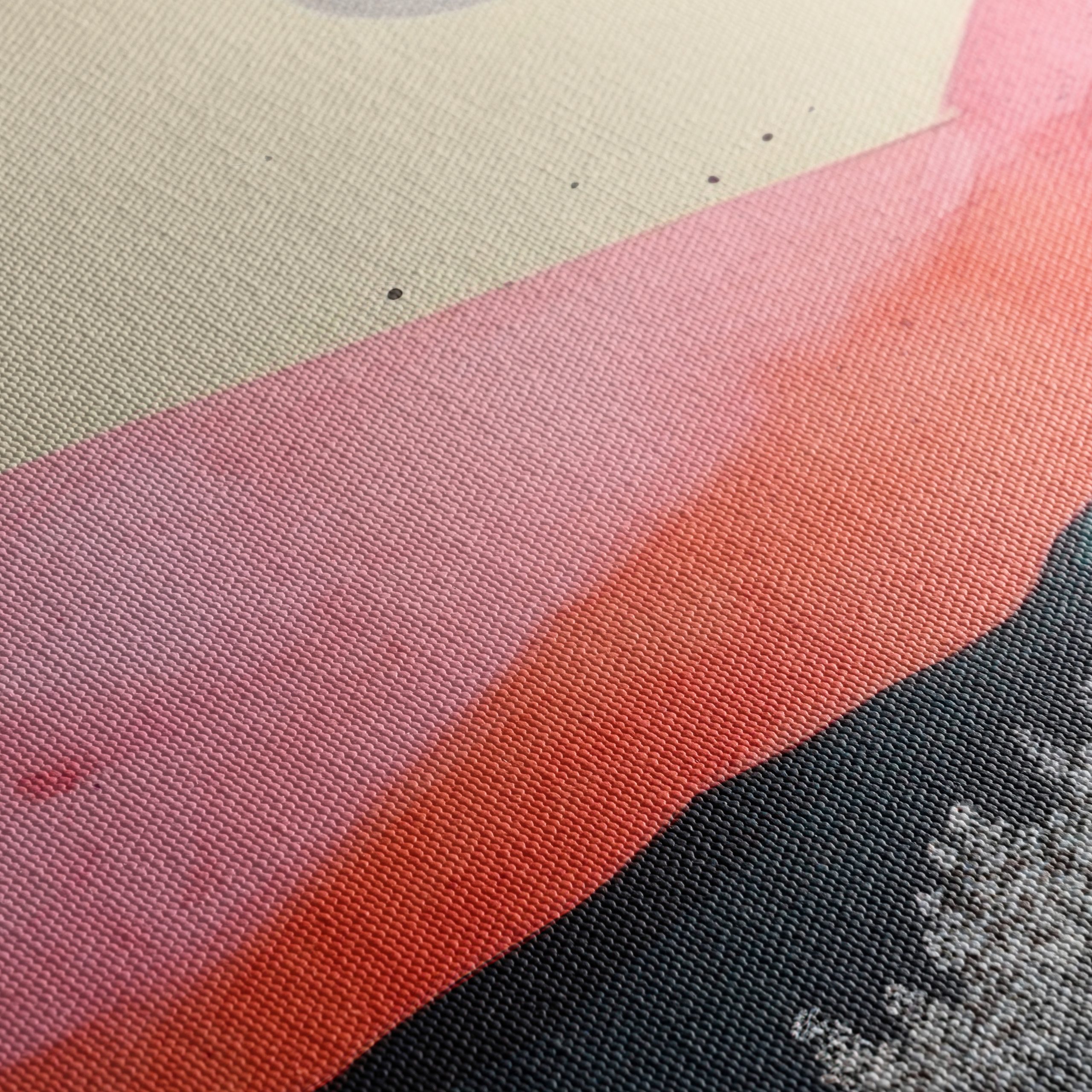 Vibrant Abstract Landscape with Moon - Image 5