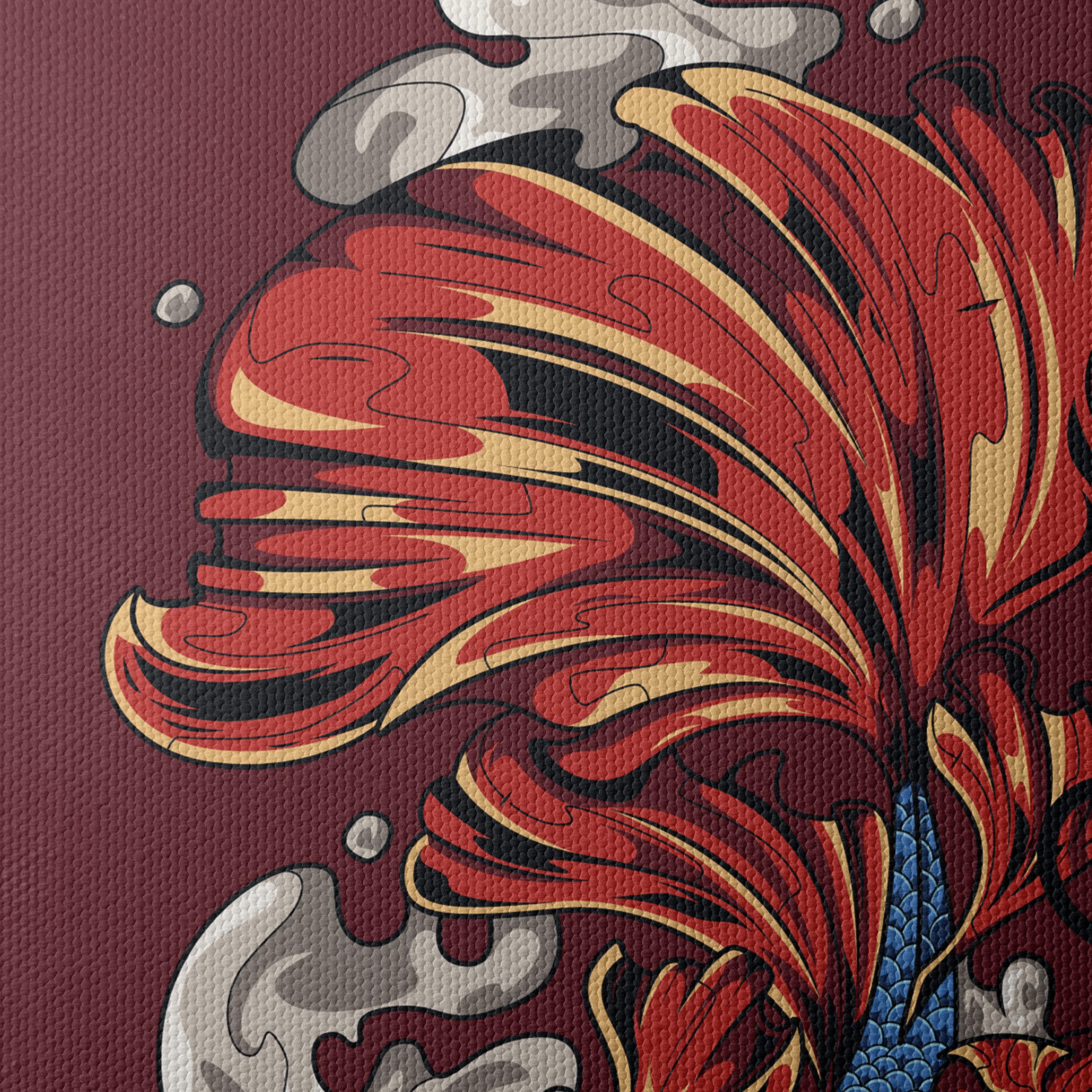Stylized Fish Artwork with Flowing Fins - Image 4