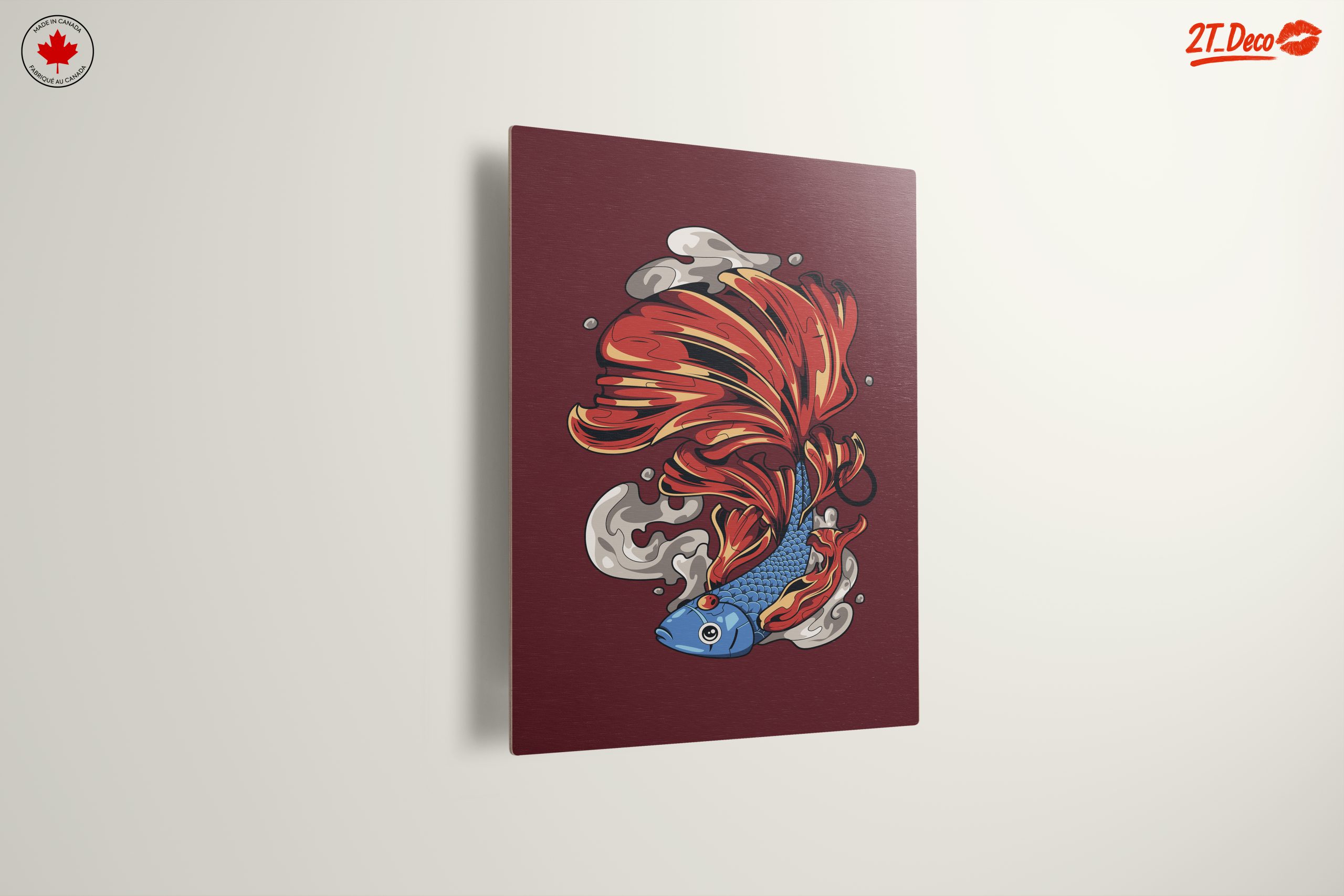 Stylized Fish Artwork with Flowing Fins - Image 13