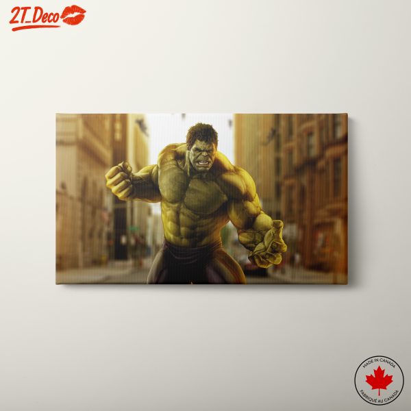 Dynamic Hulk Action Art