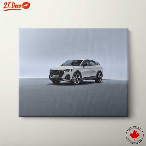 Sleek Modern White SUV Car Image