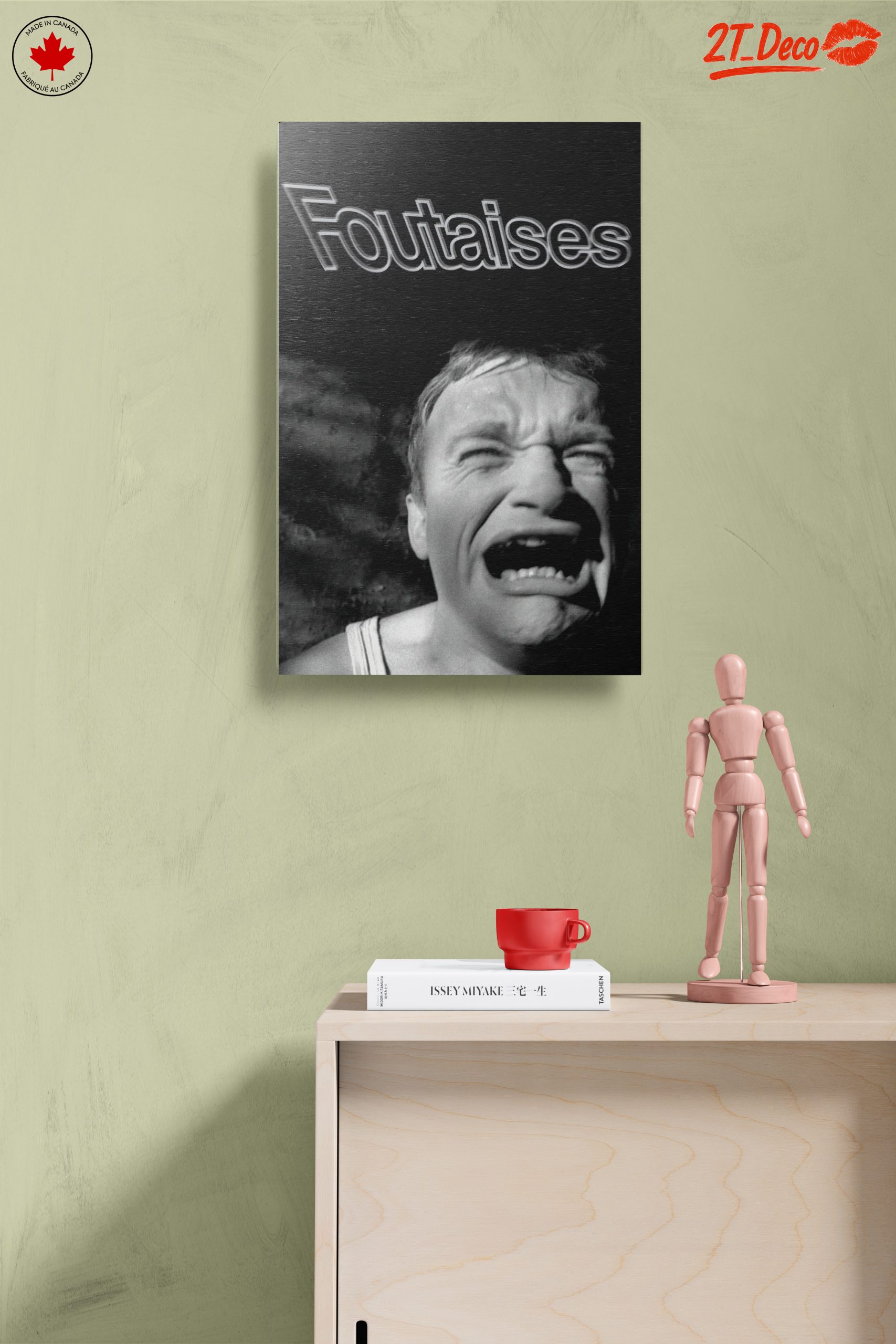 Dramatic Black and White Emotional Expression Art - Image 14