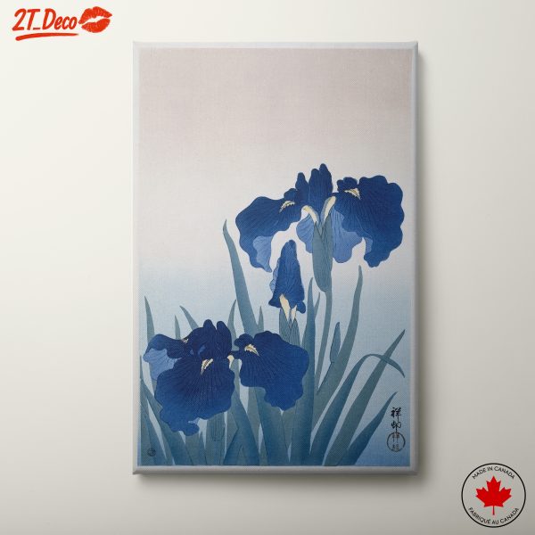 Irises in Soft Blue Tones