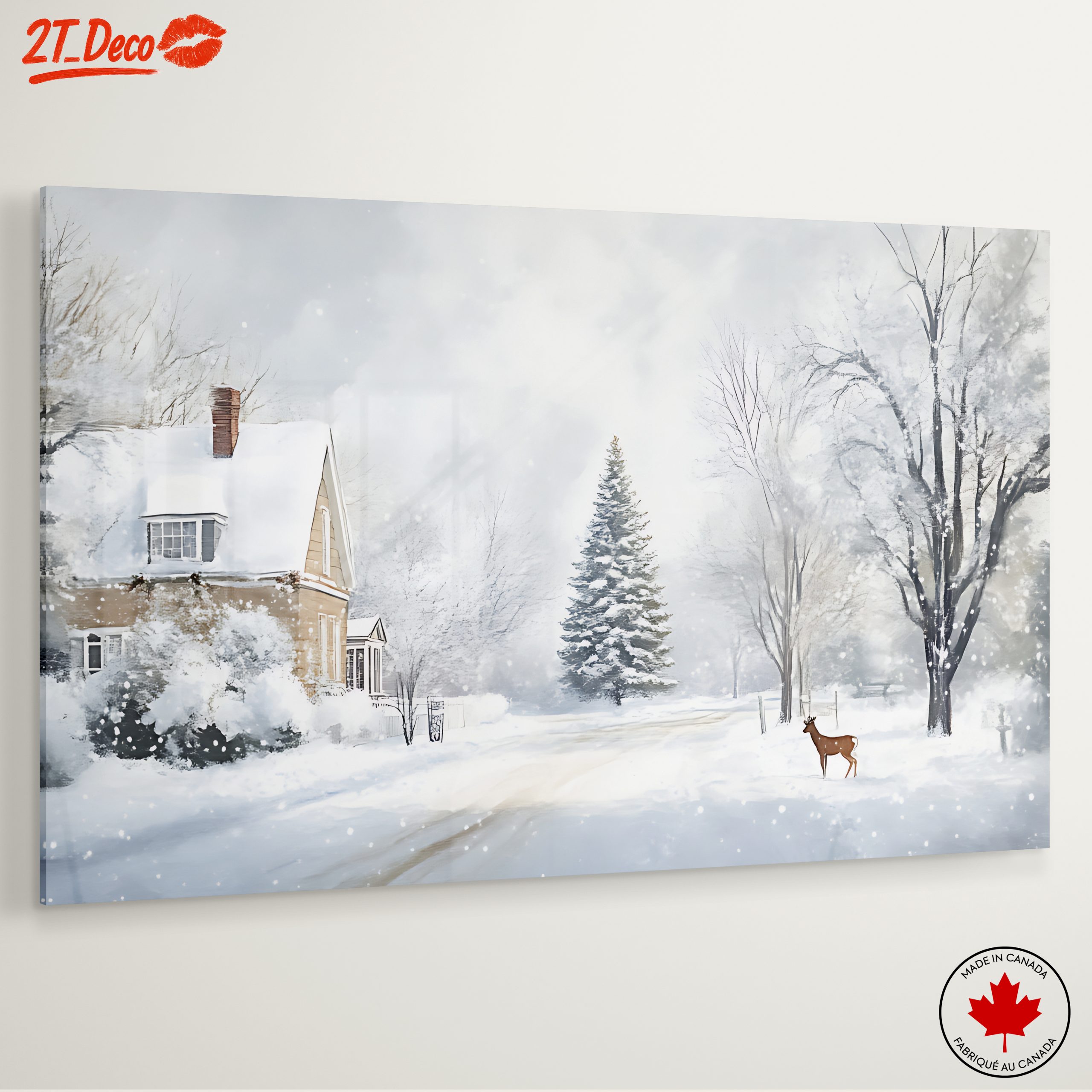 Charming Winter Landscape with Snowy Trees 3 - Image 6