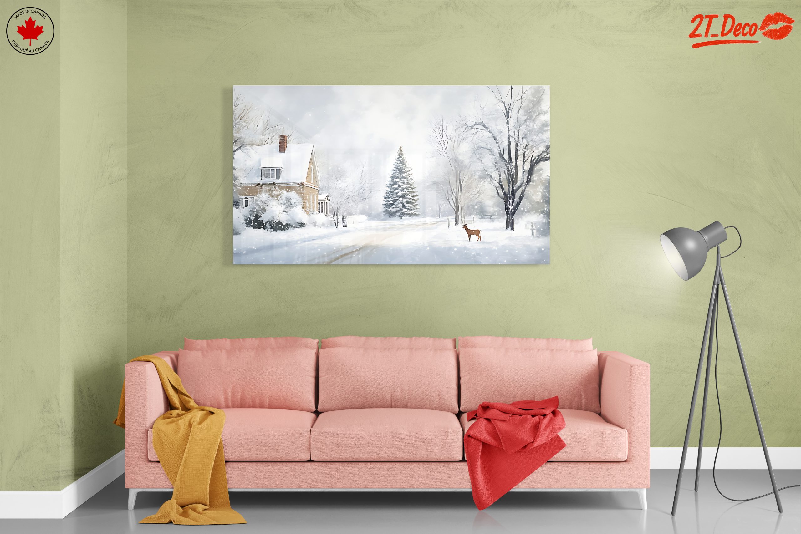 Charming Winter Landscape with Snowy Trees 3 - Image 7