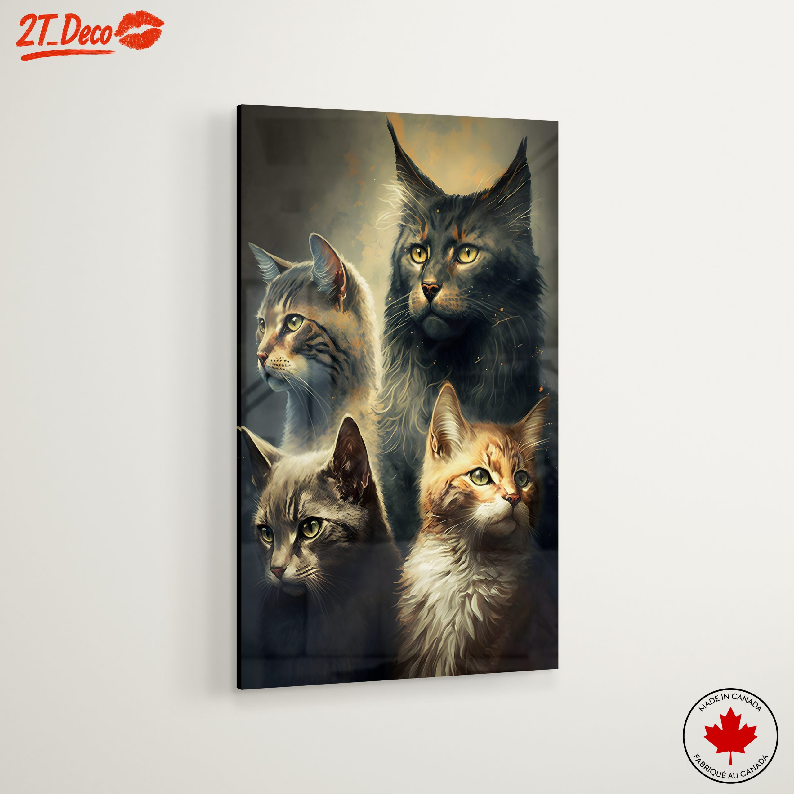 Majestic Cats Portrait Art - Image 6
