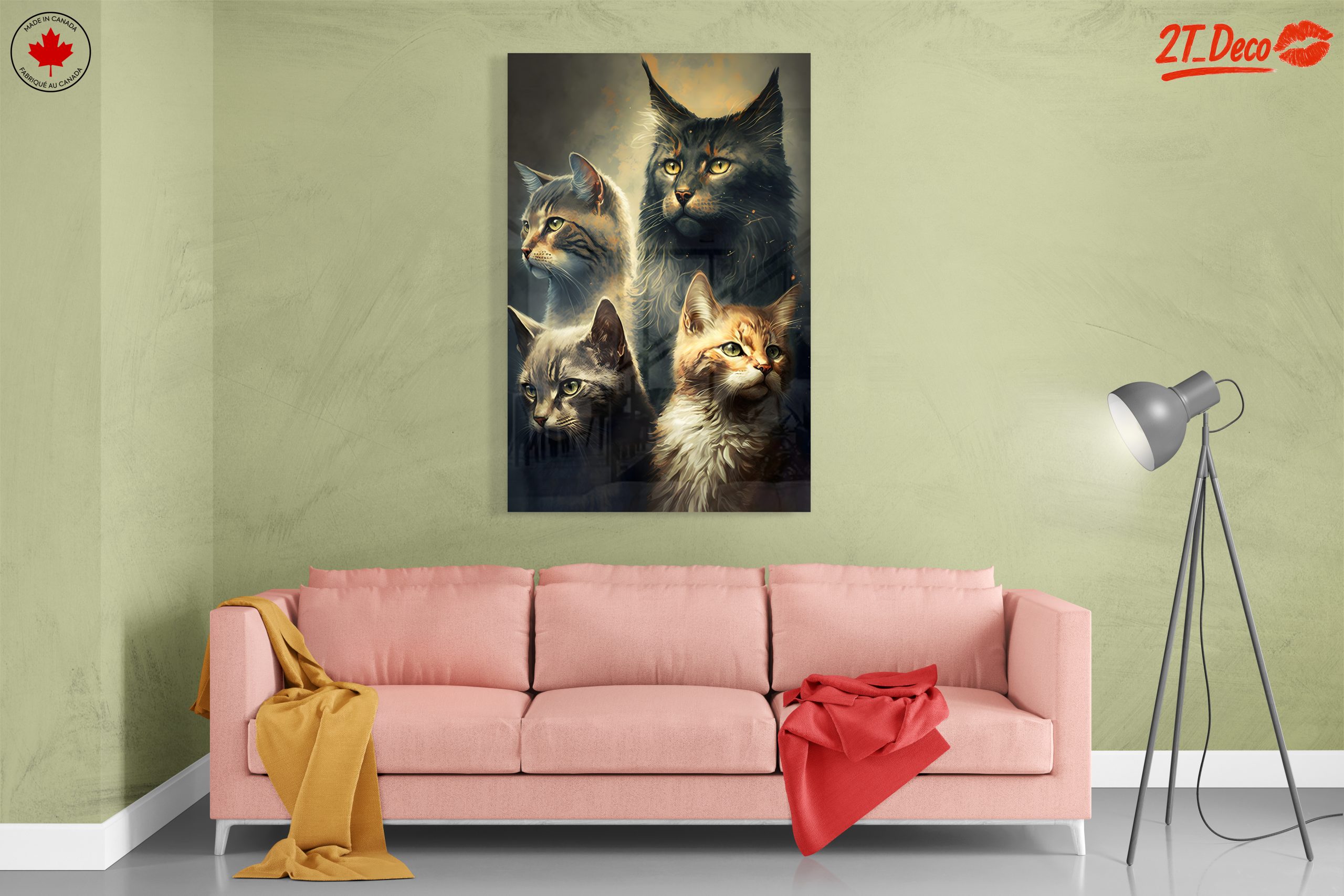 Majestic Cats Portrait Art - Image 7