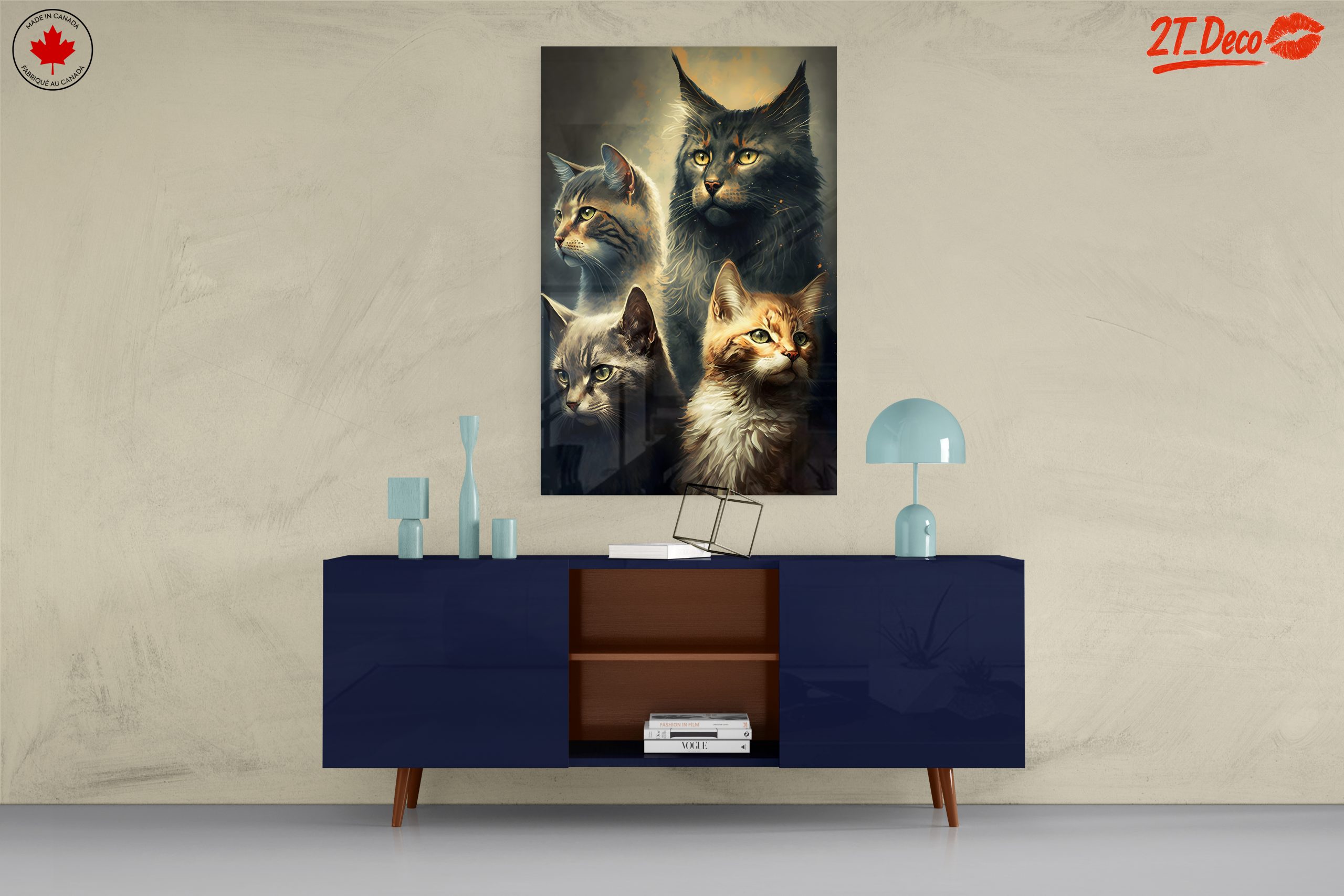 Majestic Cats Portrait Art - Image 8