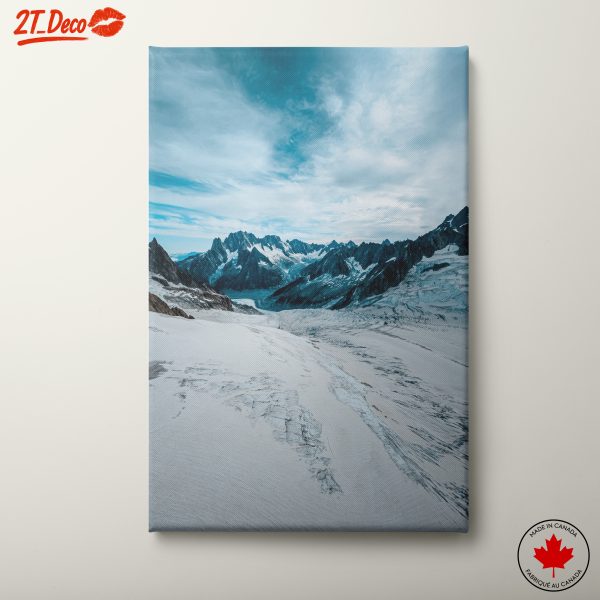 Stunning Mountain Landscape with Glacier
