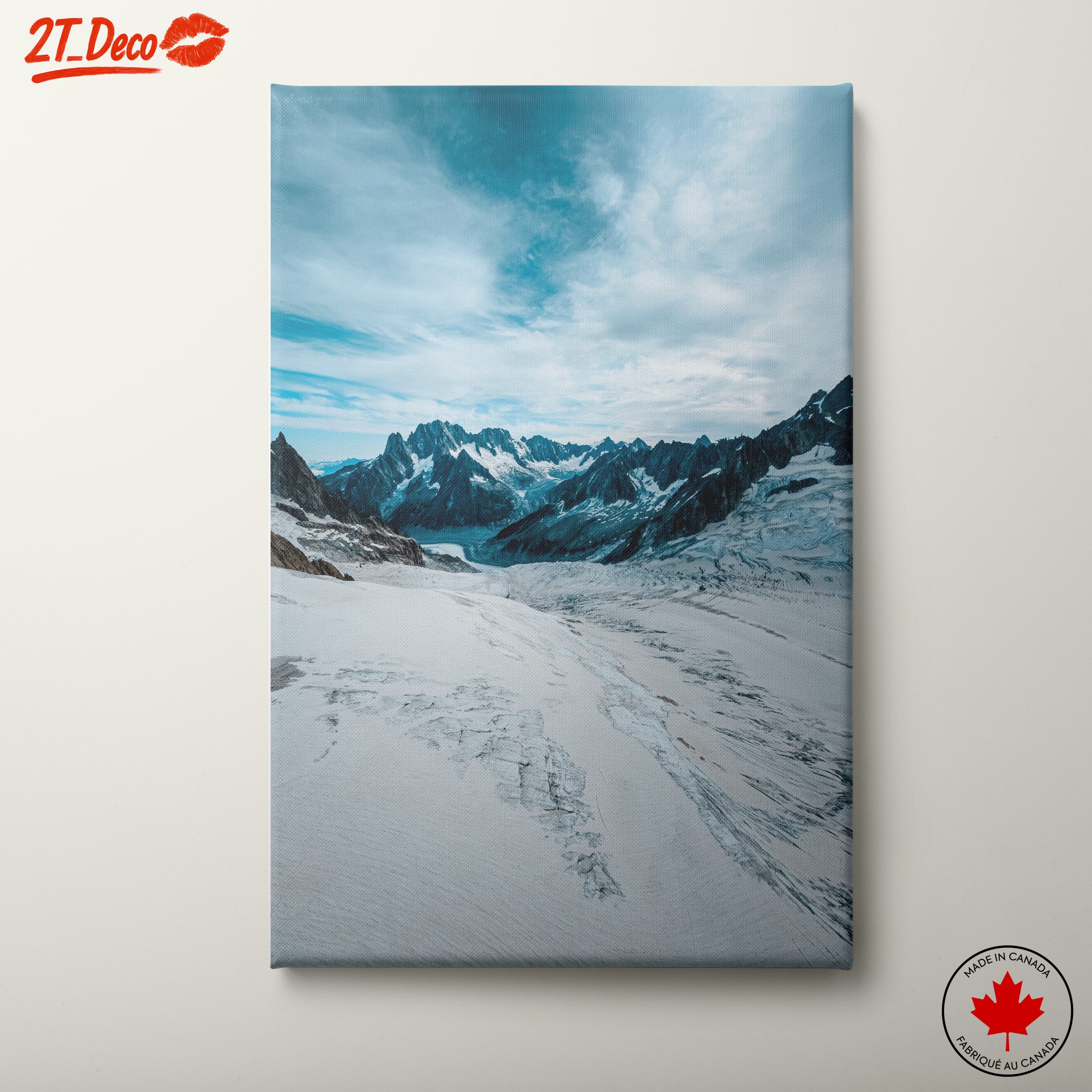 Stunning Mountain Landscape with Glacier