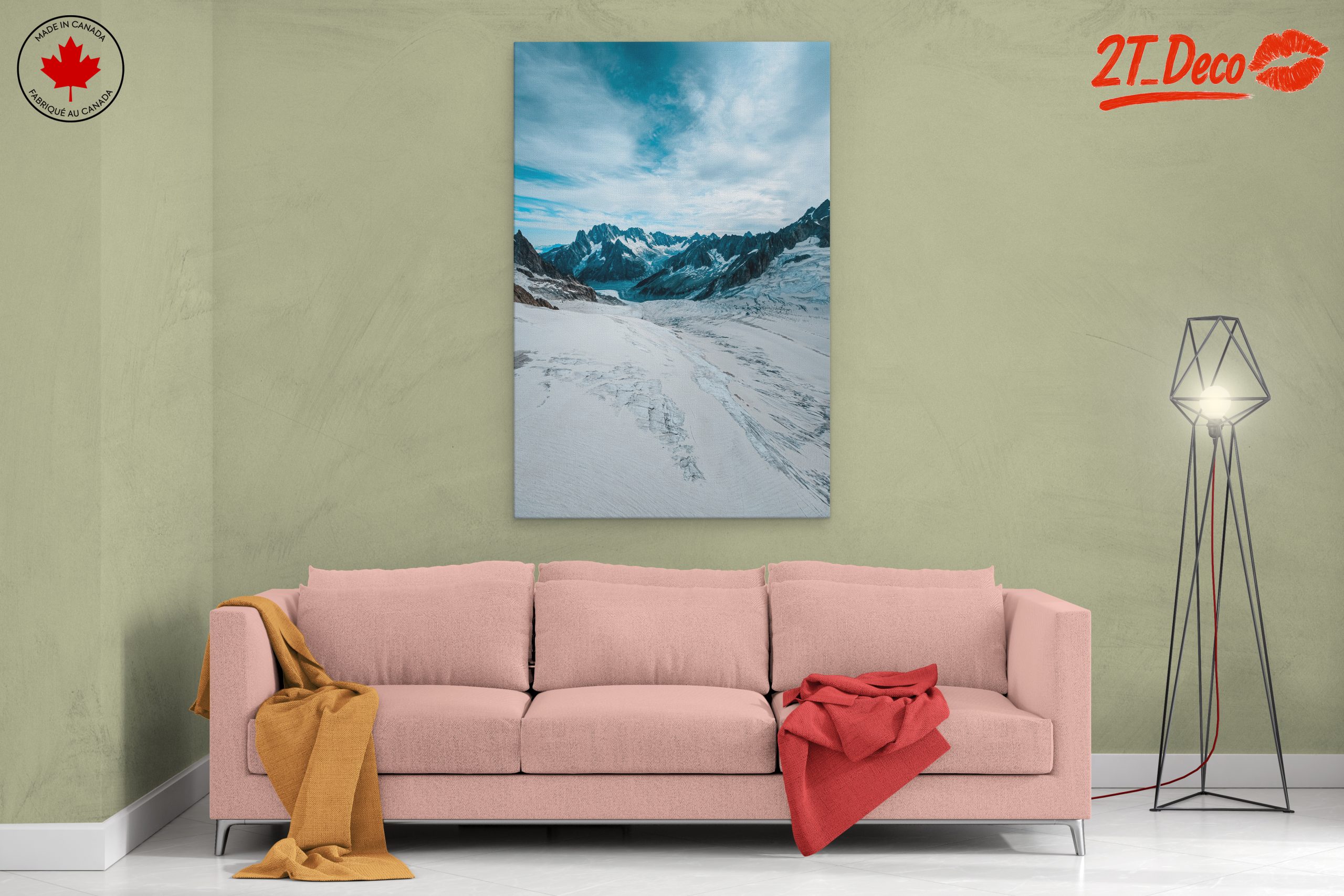 Stunning Mountain Landscape with Glacier - Image 2