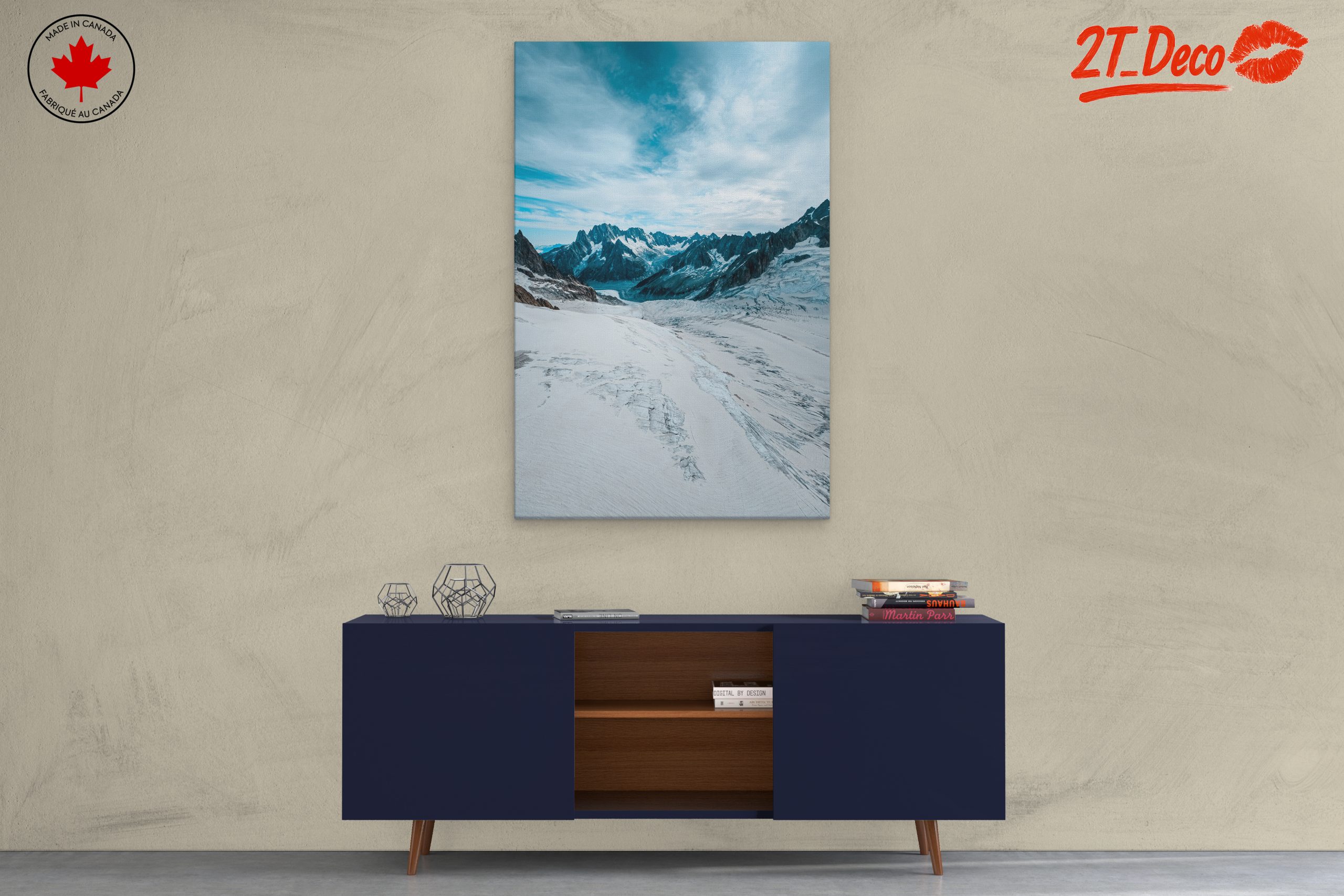 Stunning Mountain Landscape with Glacier - Image 3