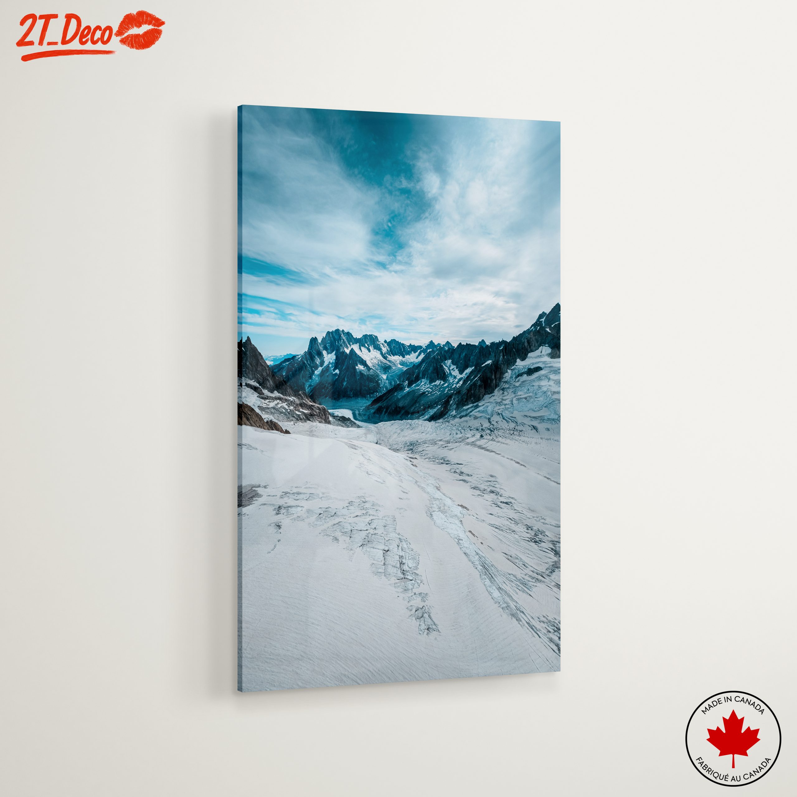 Stunning Mountain Landscape with Glacier - Image 6
