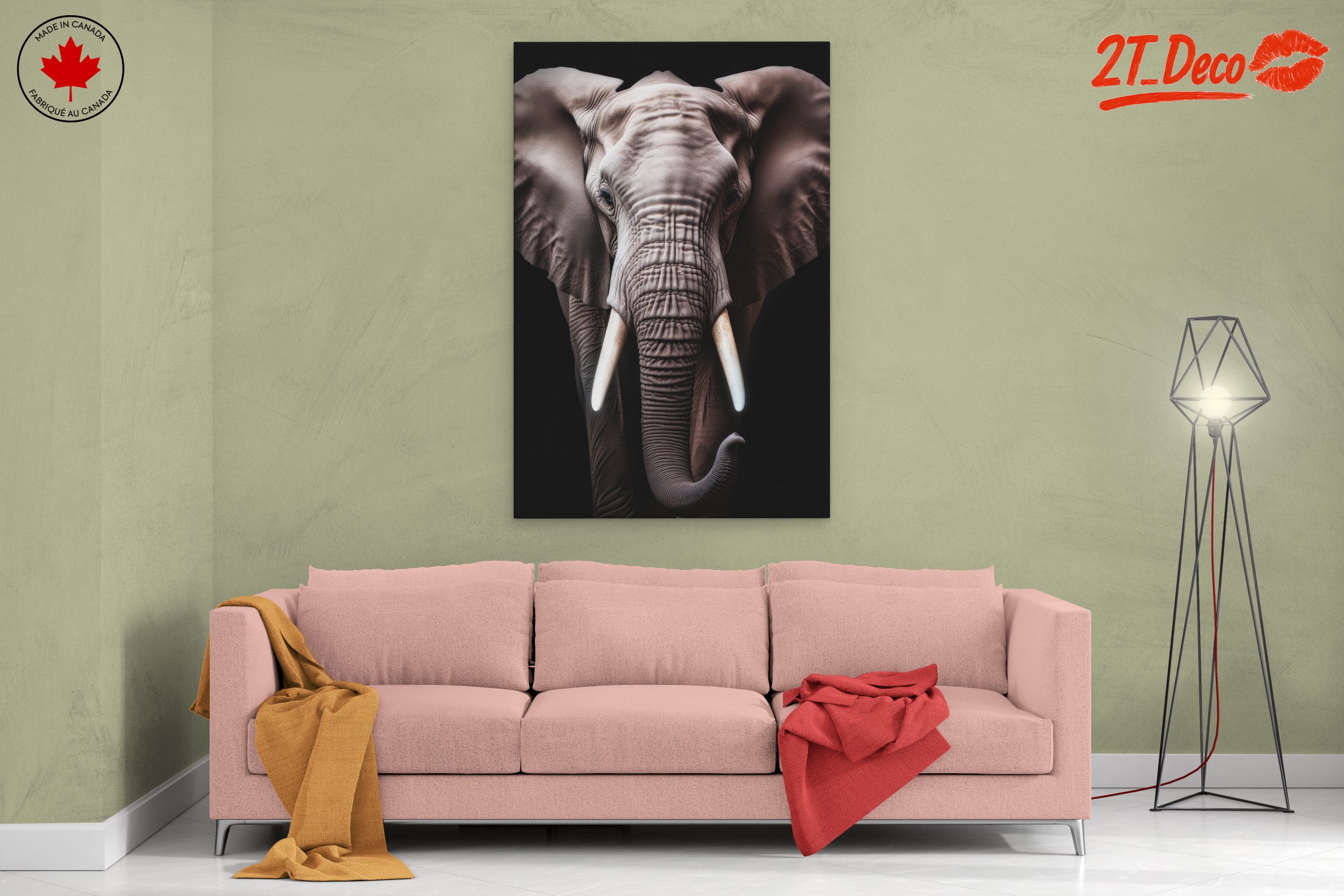 Majestic Elephant Wall Art - Image 2