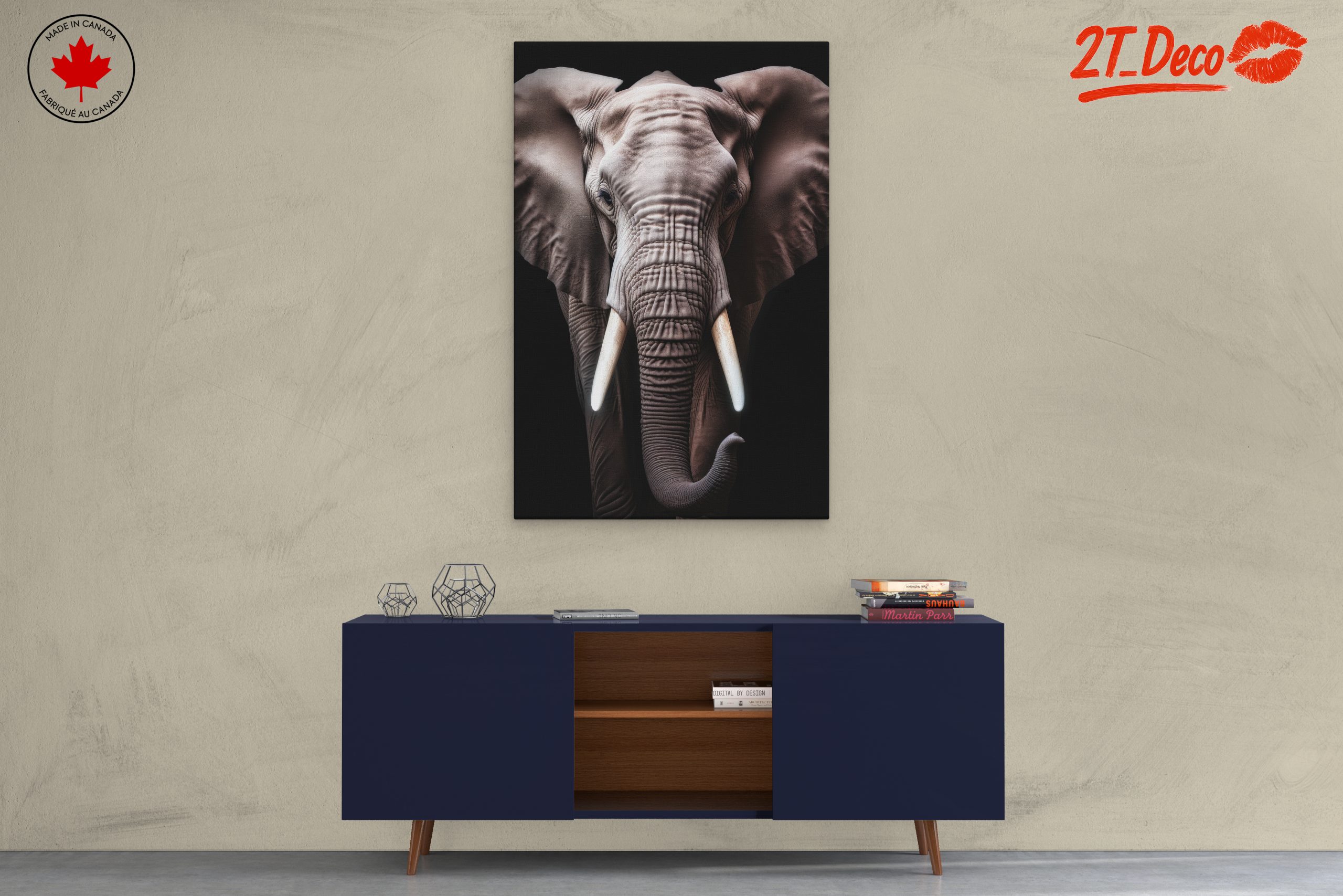 Majestic Elephant Wall Art - Image 3