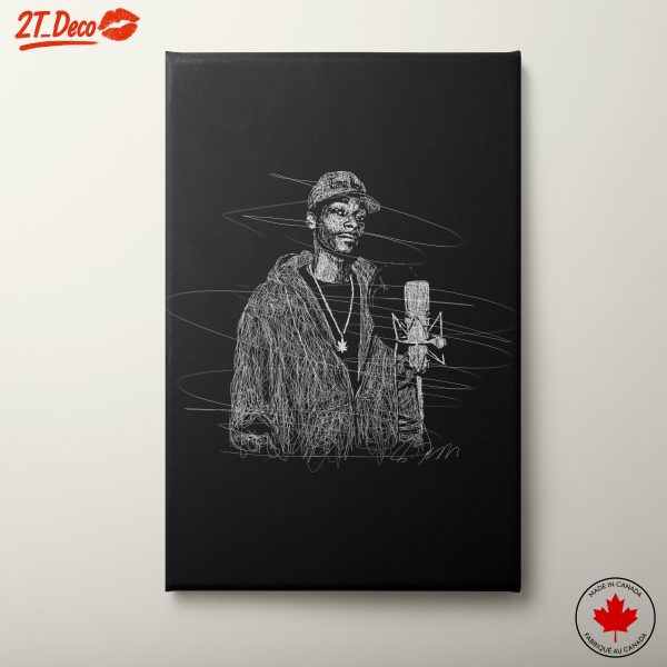 Stylized Hip Hop Artist Illustration