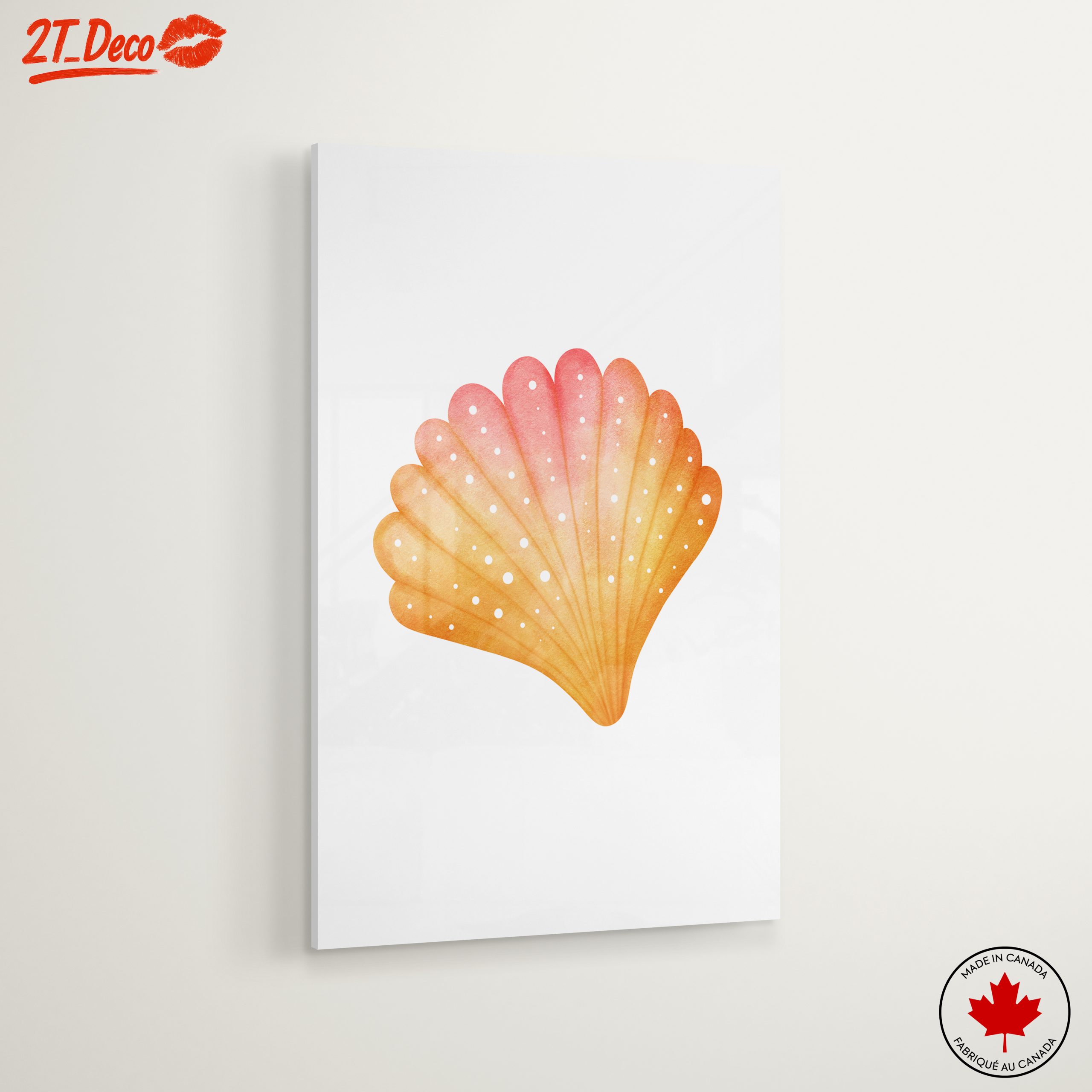 Beautiful Marine Life Artwork Featuring a Shell - Image 6