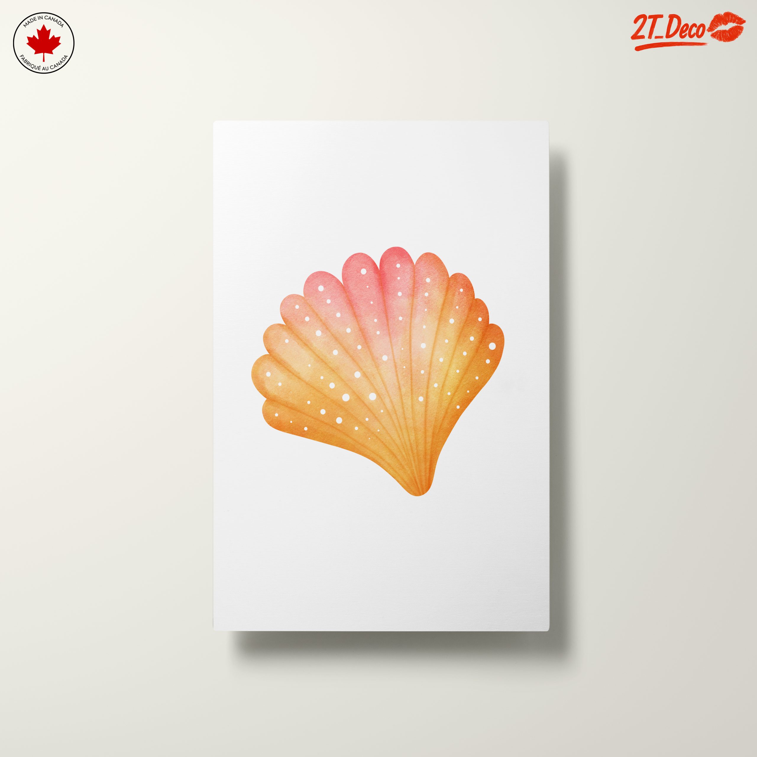 Beautiful Marine Life Artwork Featuring a Shell - Image 10