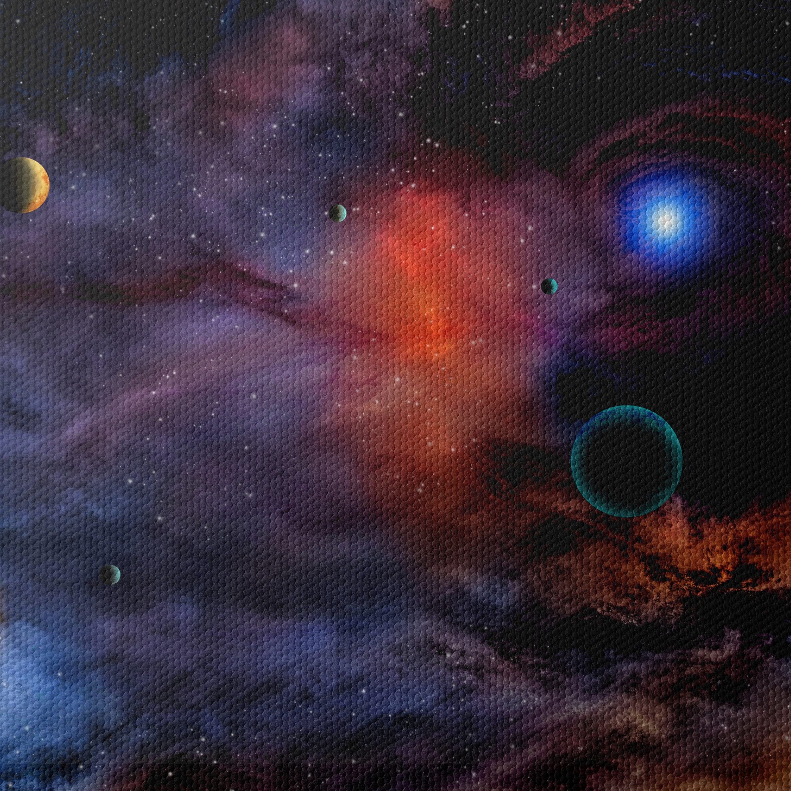 Vibrant Celestial Space Art for Home - Image 4