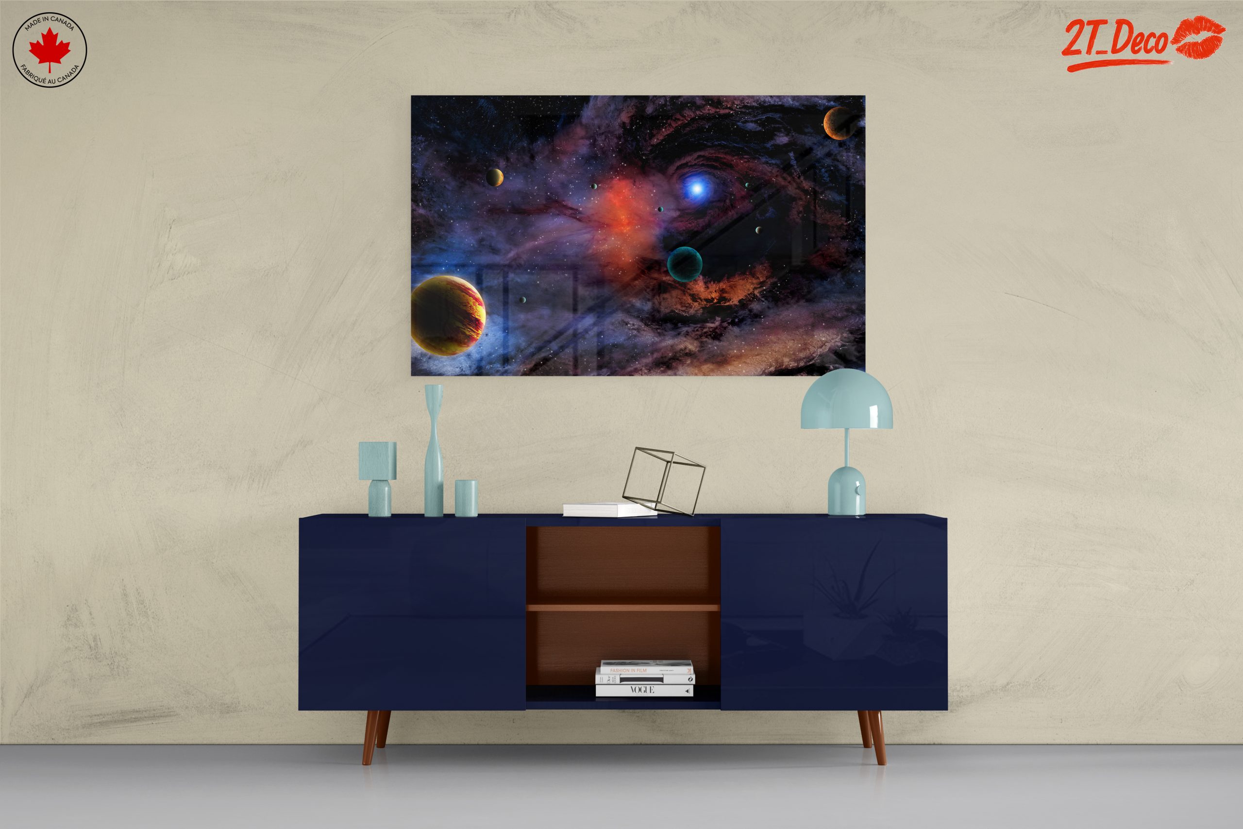 Vibrant Celestial Space Art for Home - Image 8