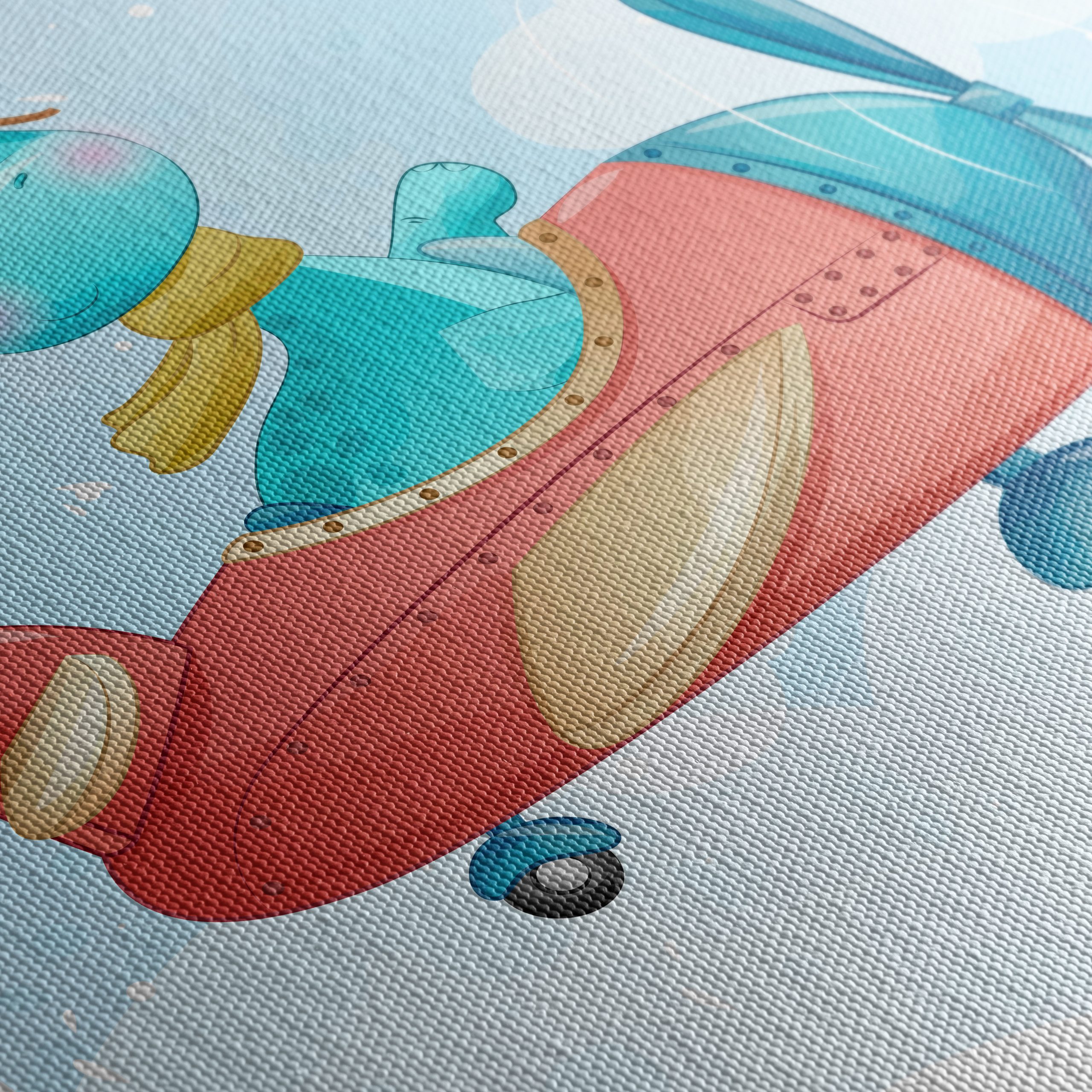 Cute Dinosaur Flying in Airplane - Image 5