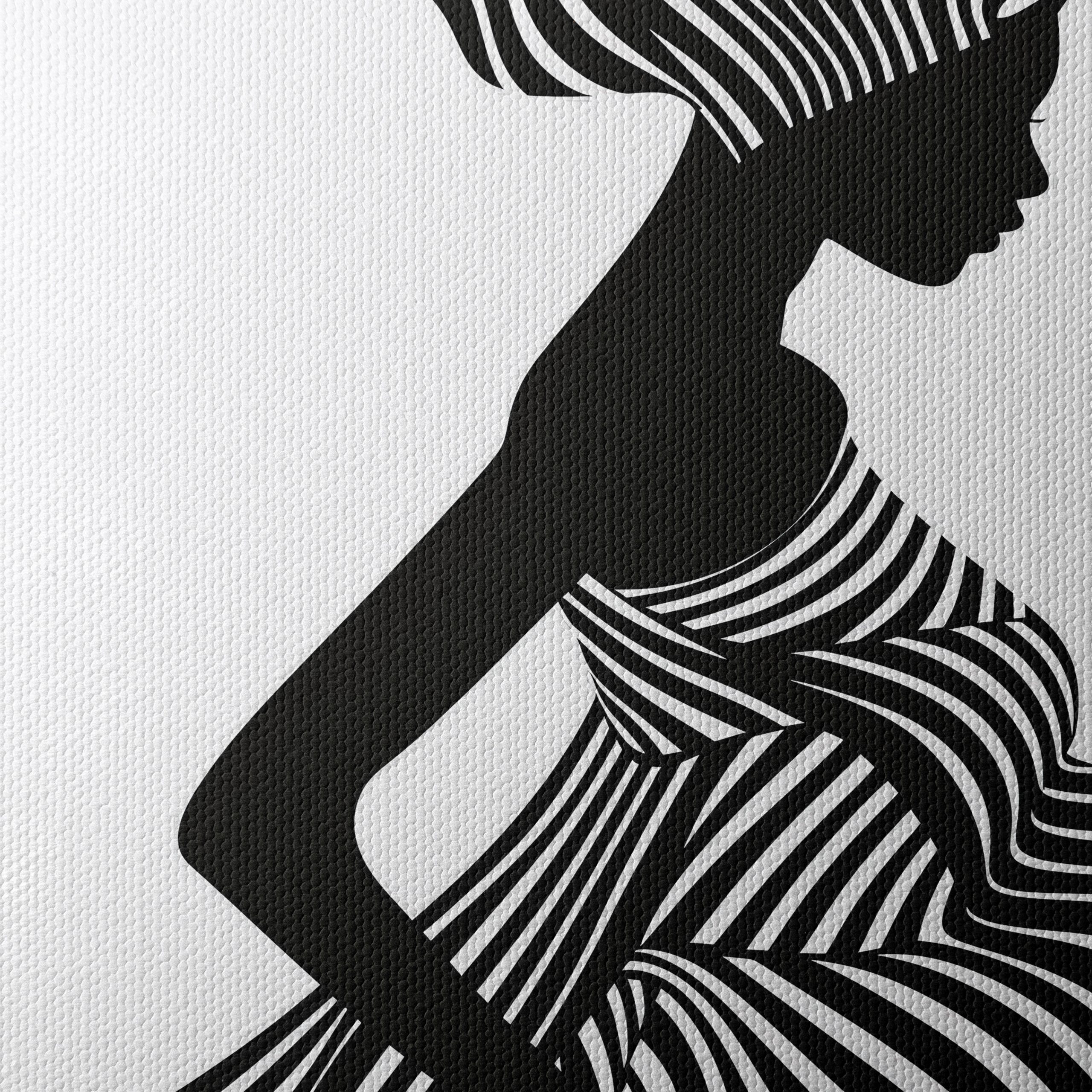 Stylized Afro Art of a Woman - Image 4
