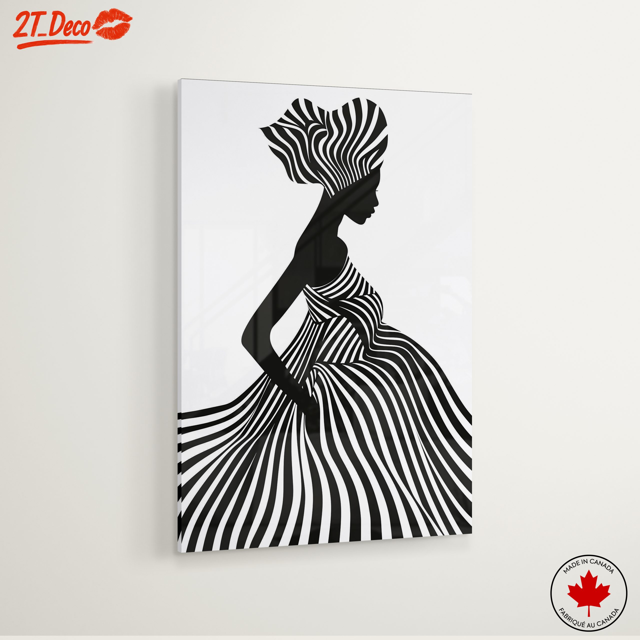 Stylized Afro Art of a Woman - Image 6