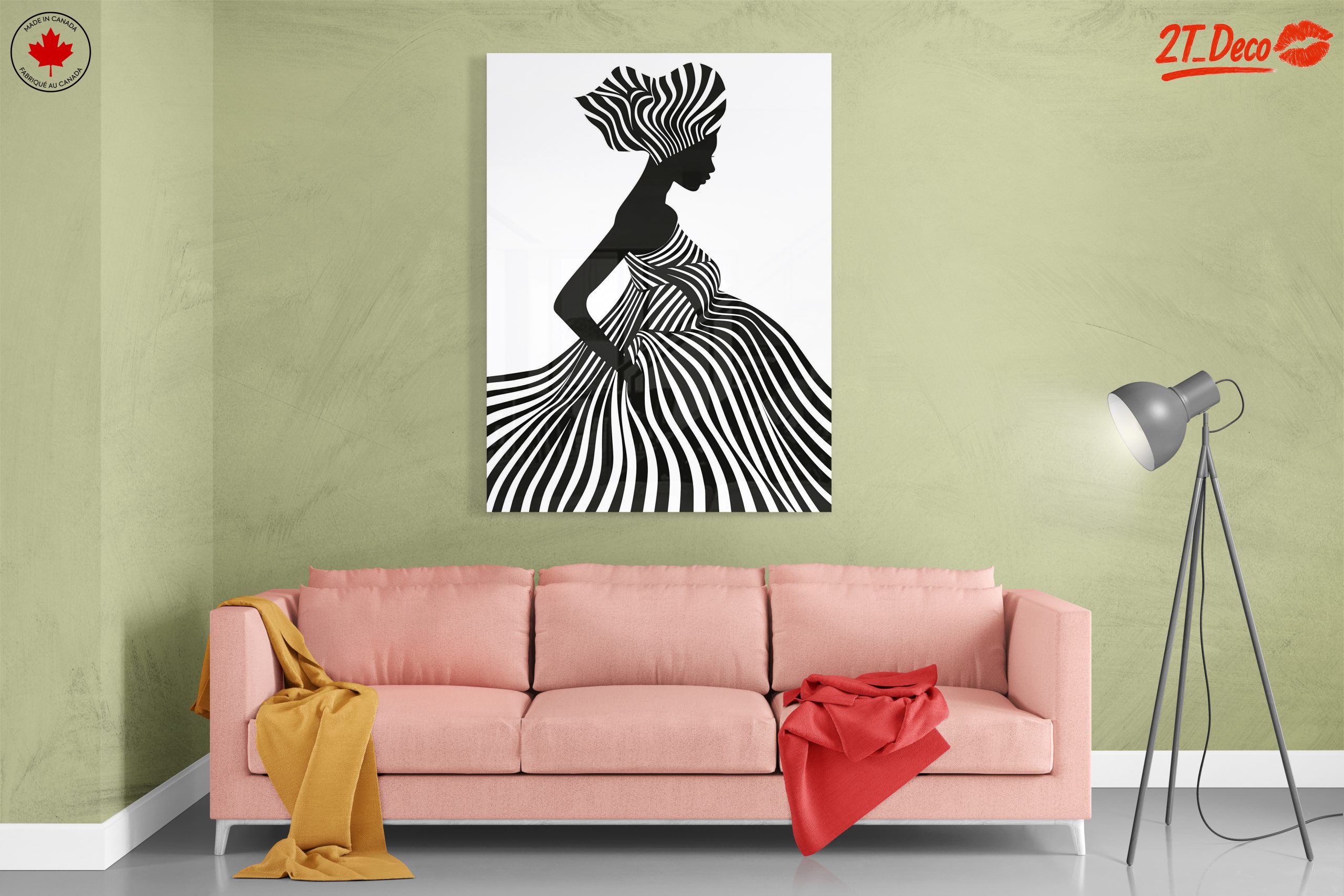 Stylized Afro Art of a Woman - Image 7