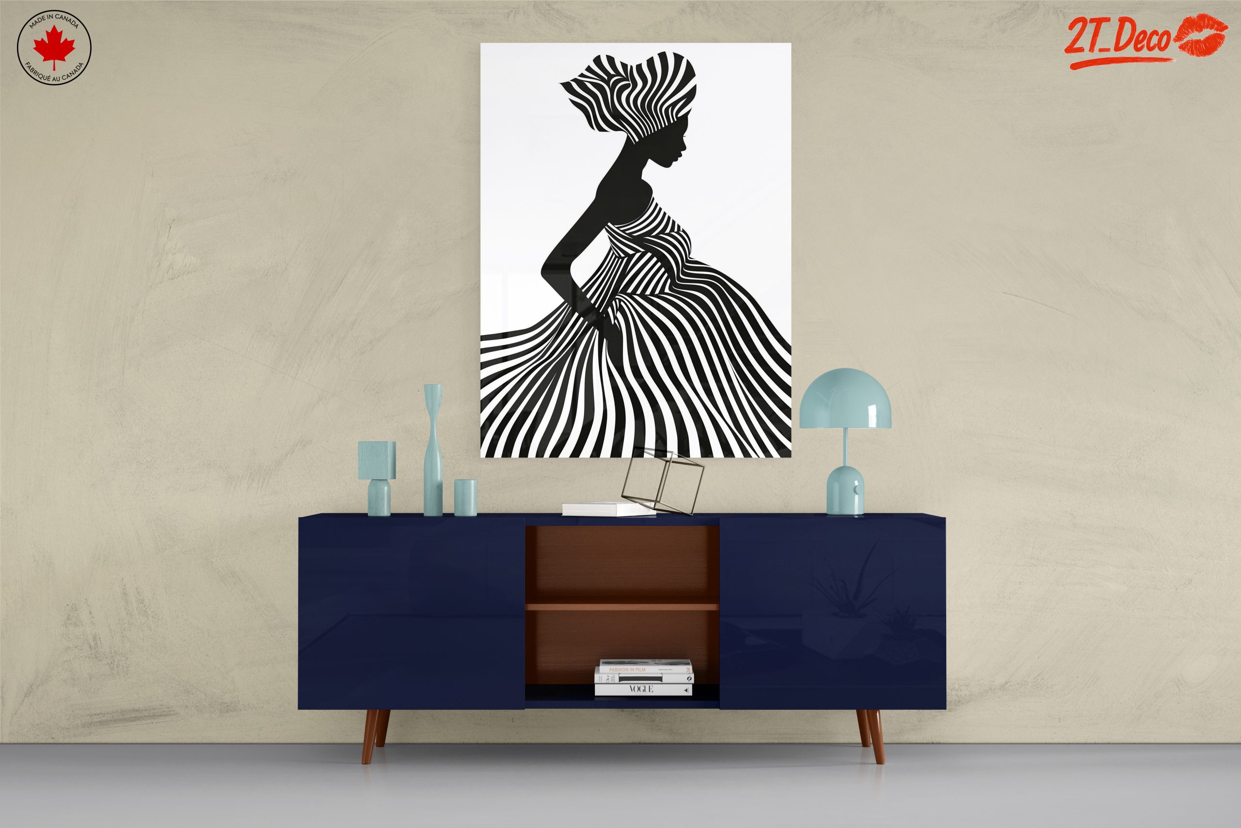 Stylized Afro Art of a Woman - Image 8