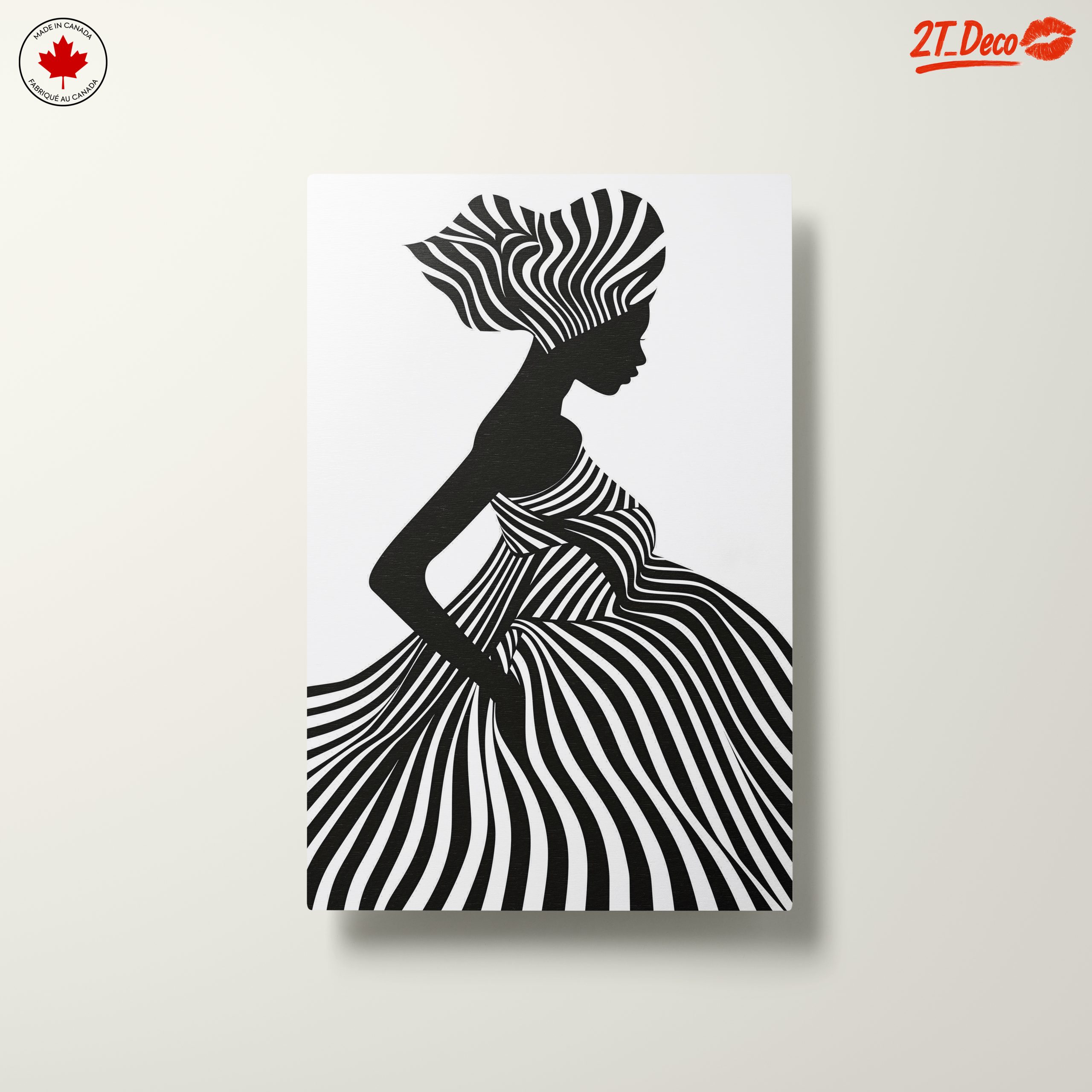 Stylized Afro Art of a Woman - Image 10