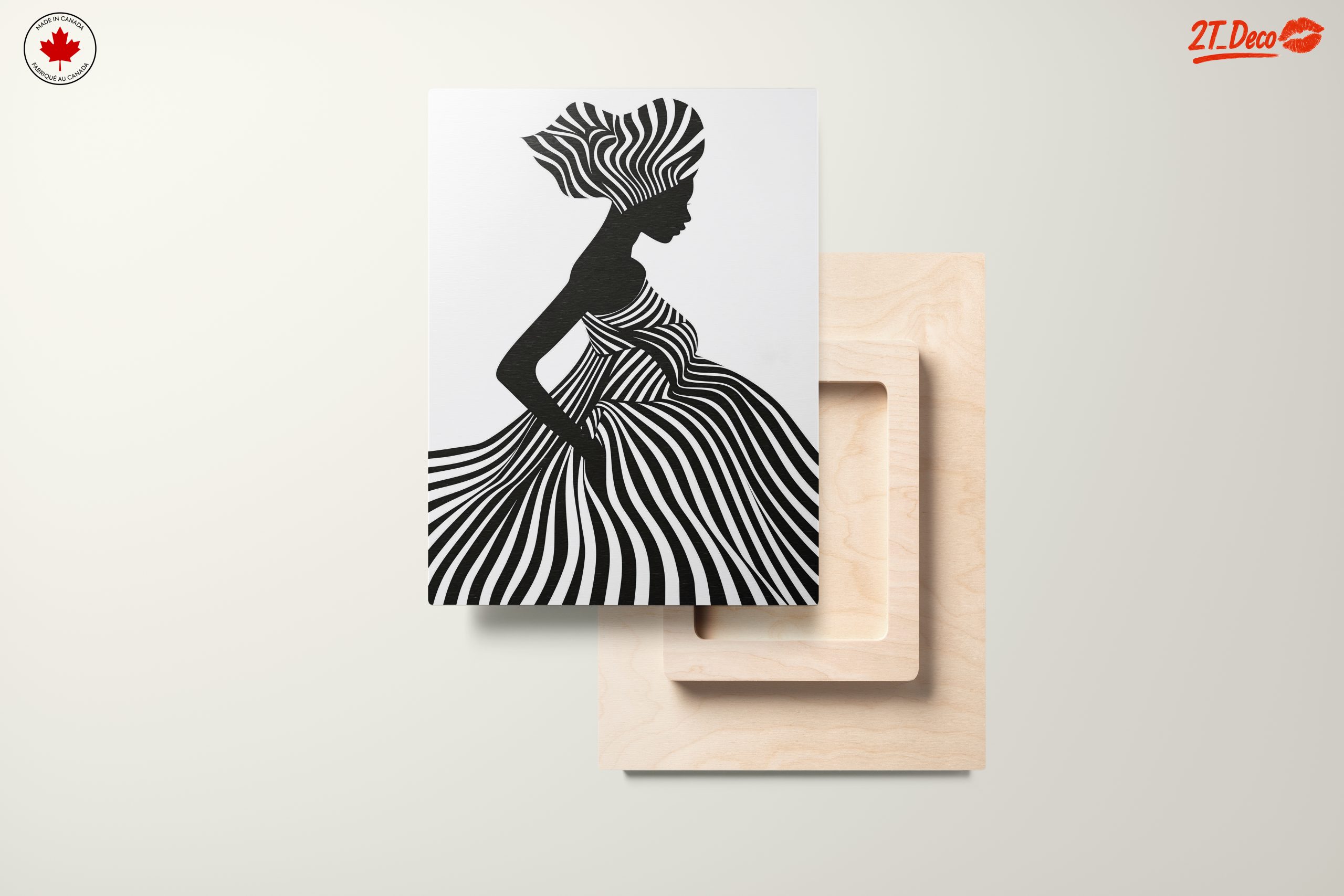 Stylized Afro Art of a Woman - Image 11
