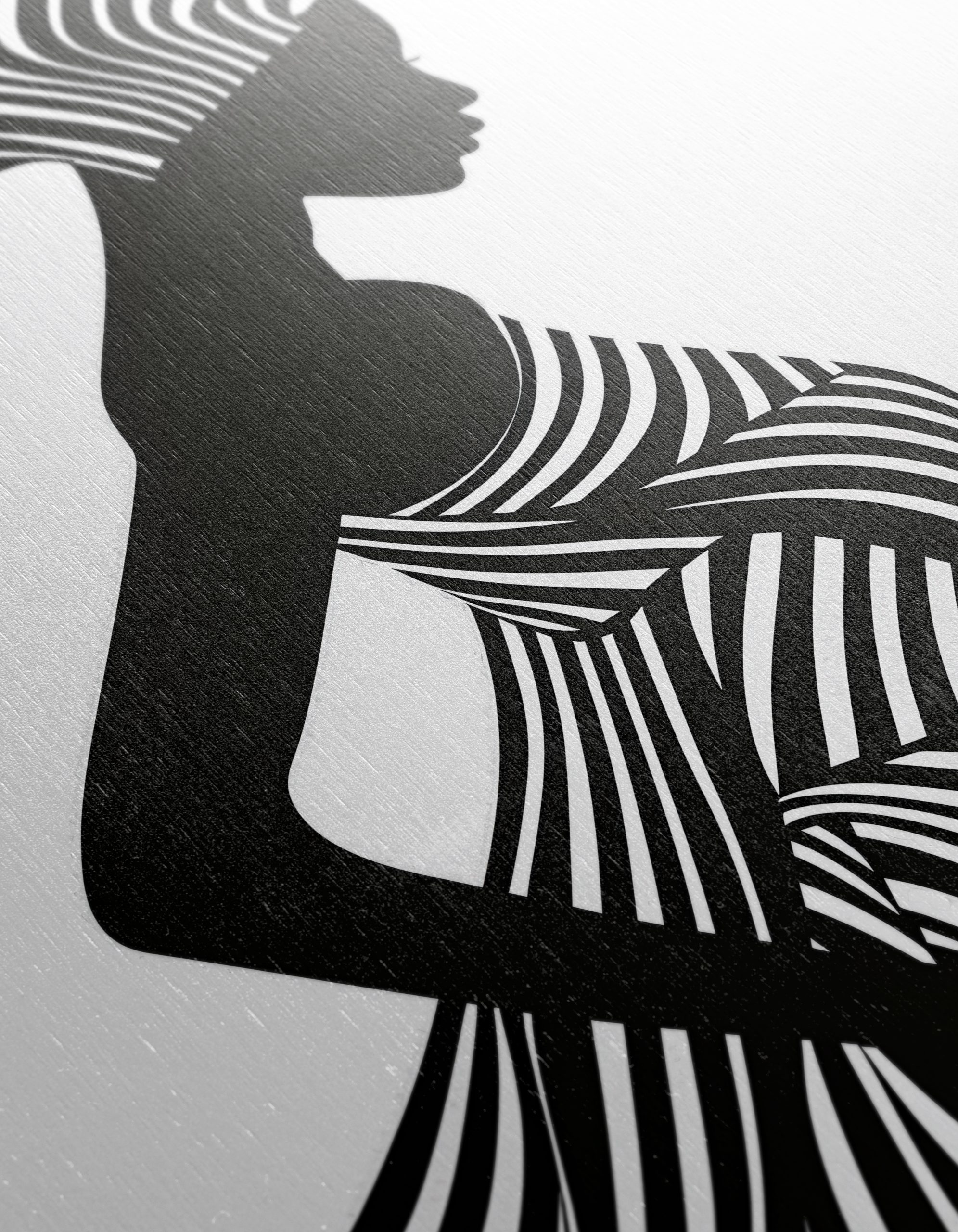 Stylized Afro Art of a Woman - Image 12