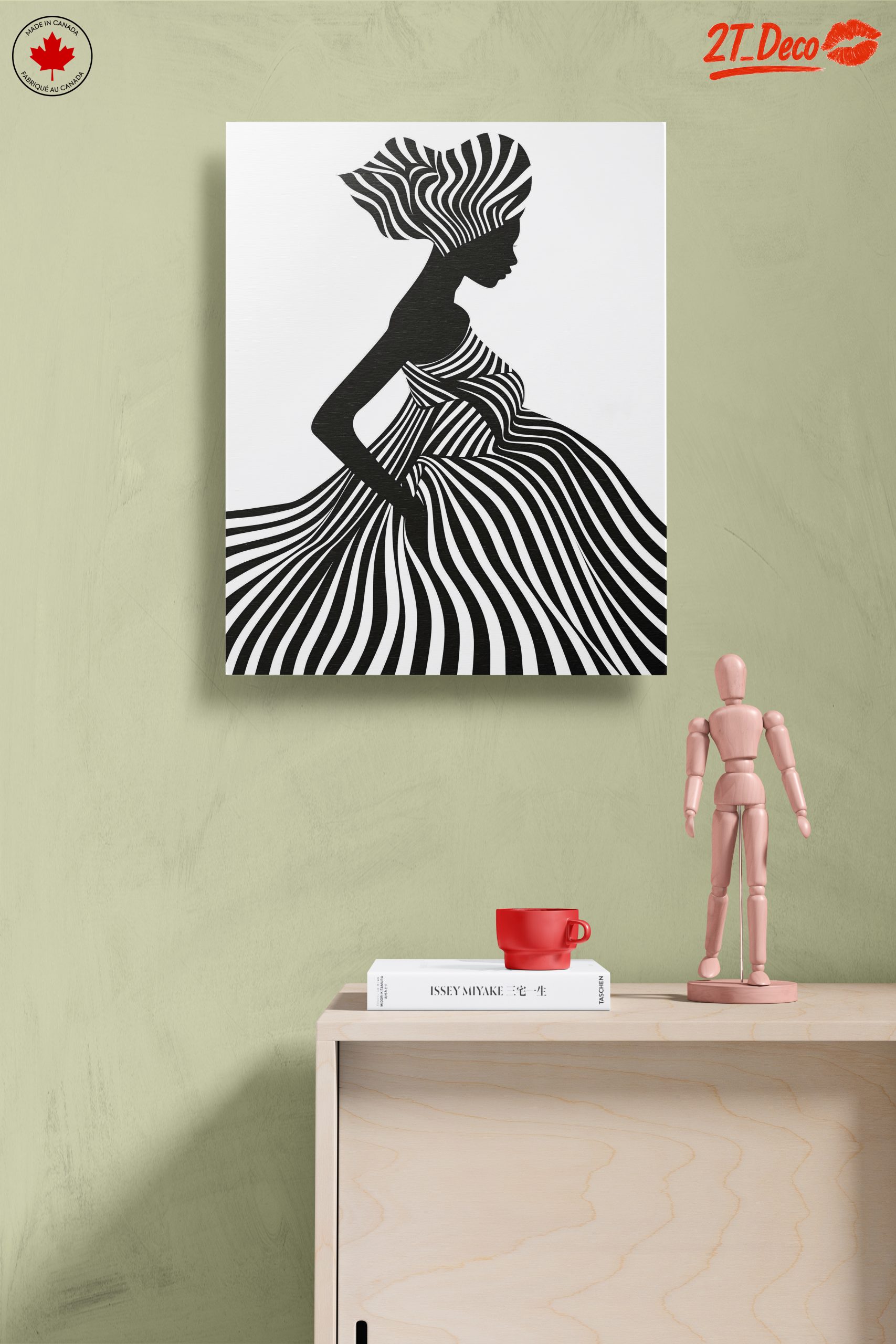 Stylized Afro Art of a Woman - Image 14