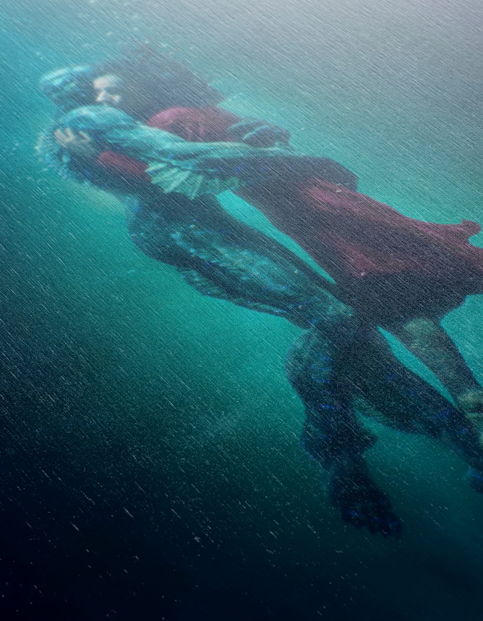 Emotional Underwater Embrace Artwork - Image 12