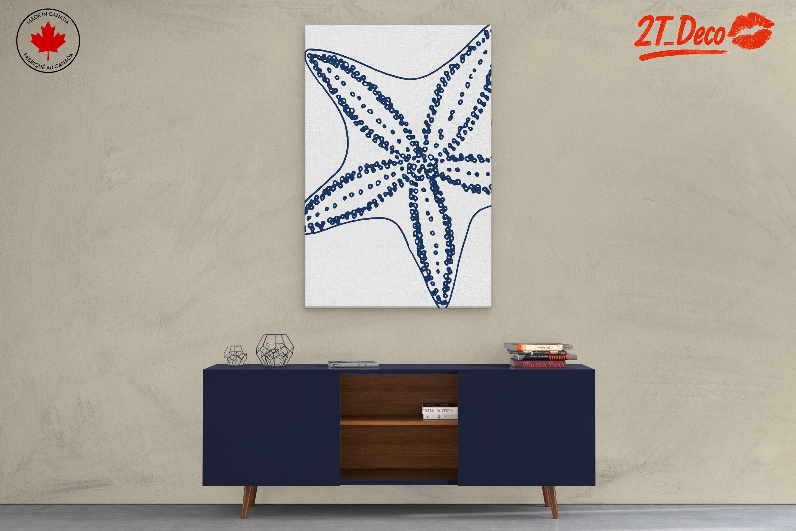 Nautical Starfish Line Art - Image 3